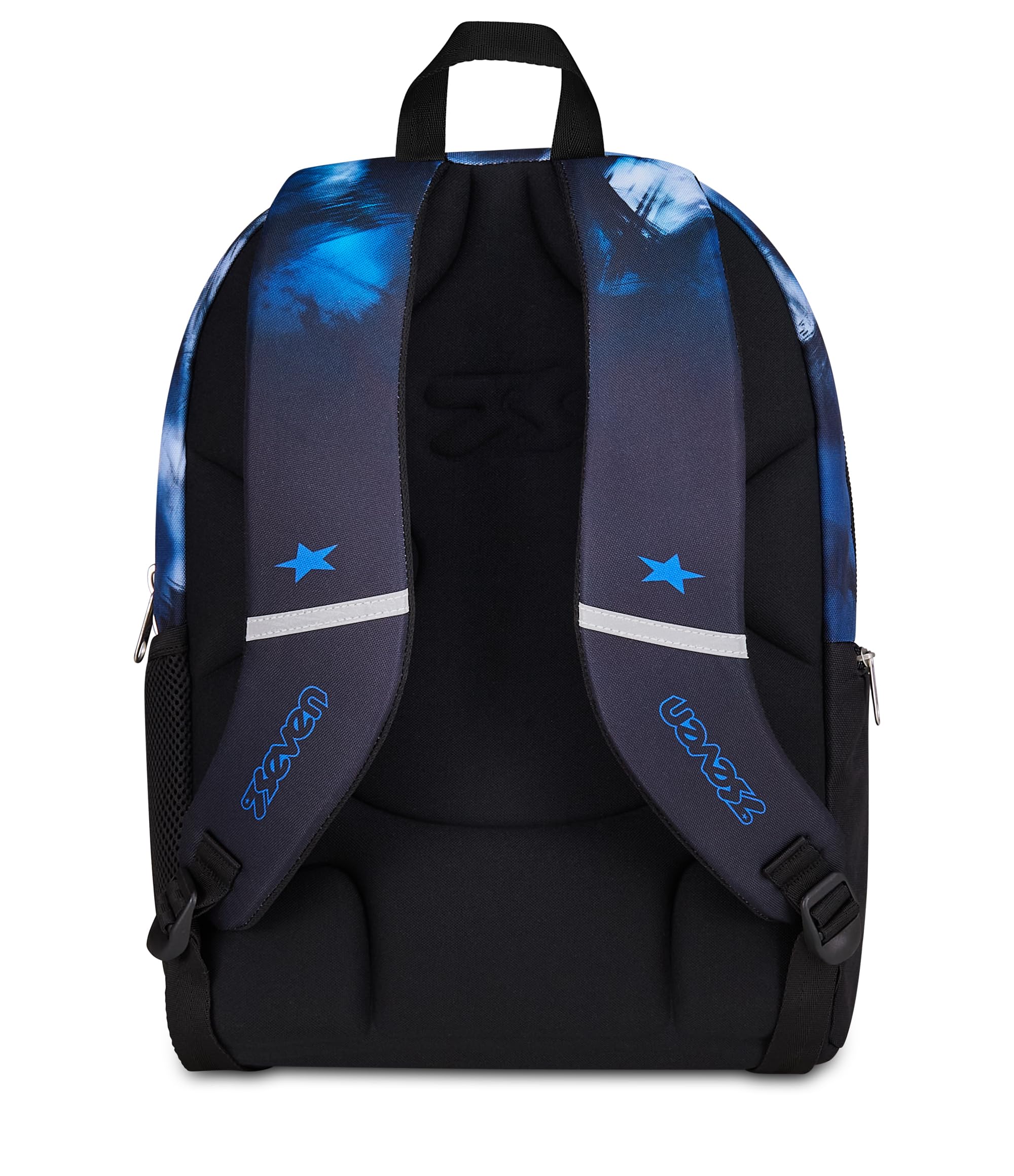 Zaino Seven Dual Detach Fusion Nero 32 L – Doppio Scomparto Staccabile con Tasca PC | Medie e Superiori