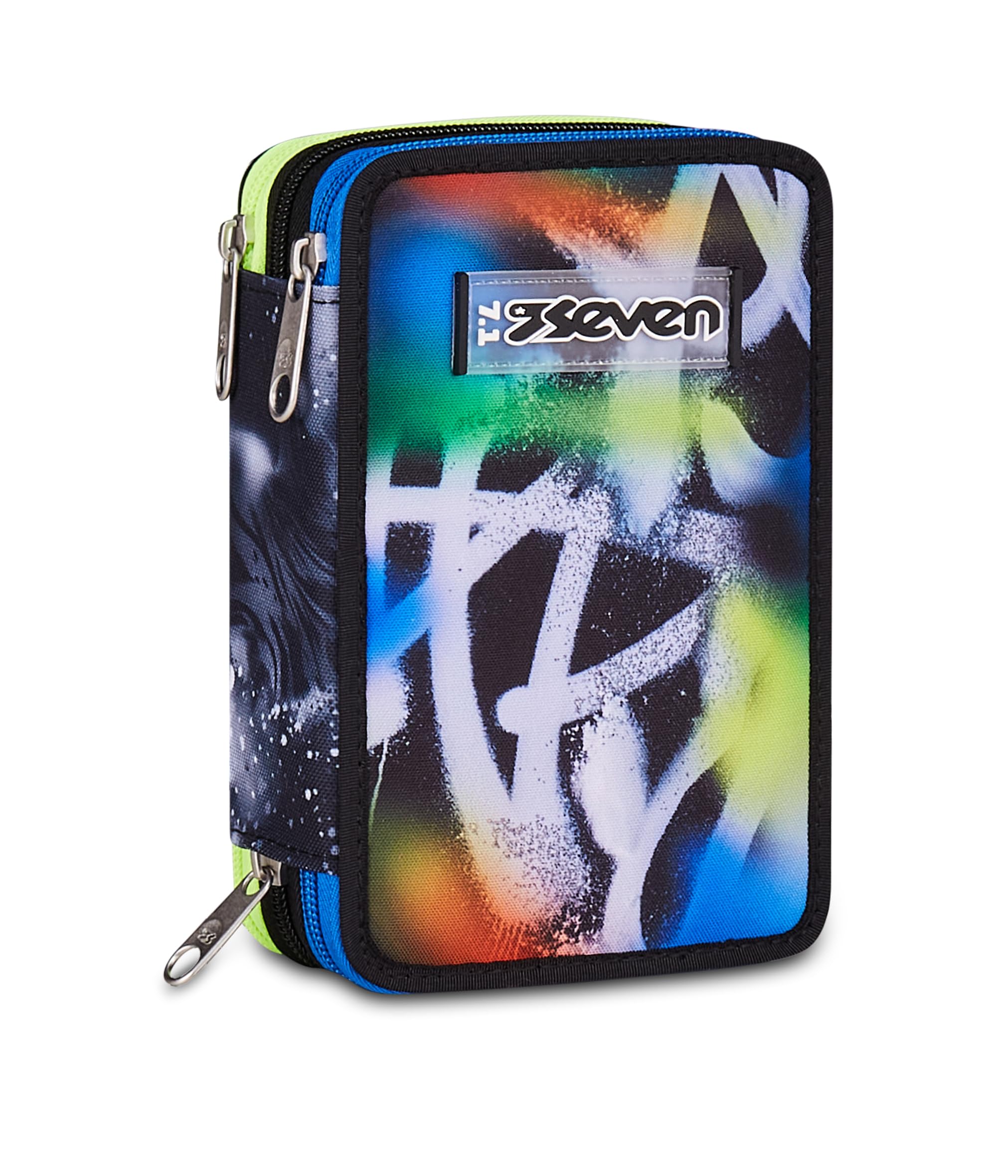 Seven Astuccio 3 Zip Buzzy Note Boy Multicolore – 45 Pezzi Completo