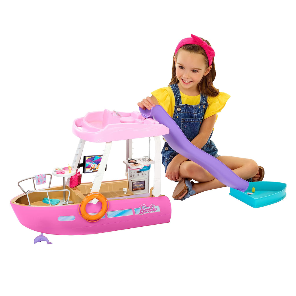 Barbie Dream Boat Barca dei Sogni con Piscina e Scivolo – HJV37