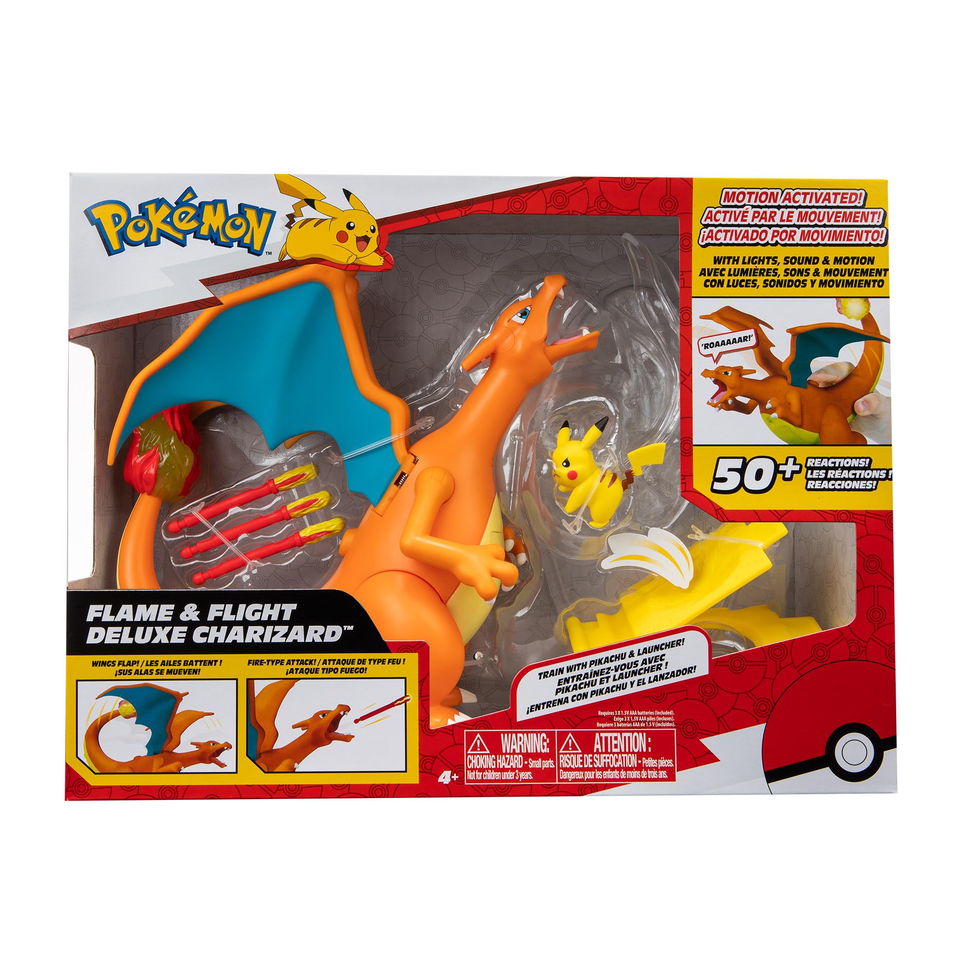 Pokémon Charizard Deluxe Feature Figure da Collezione