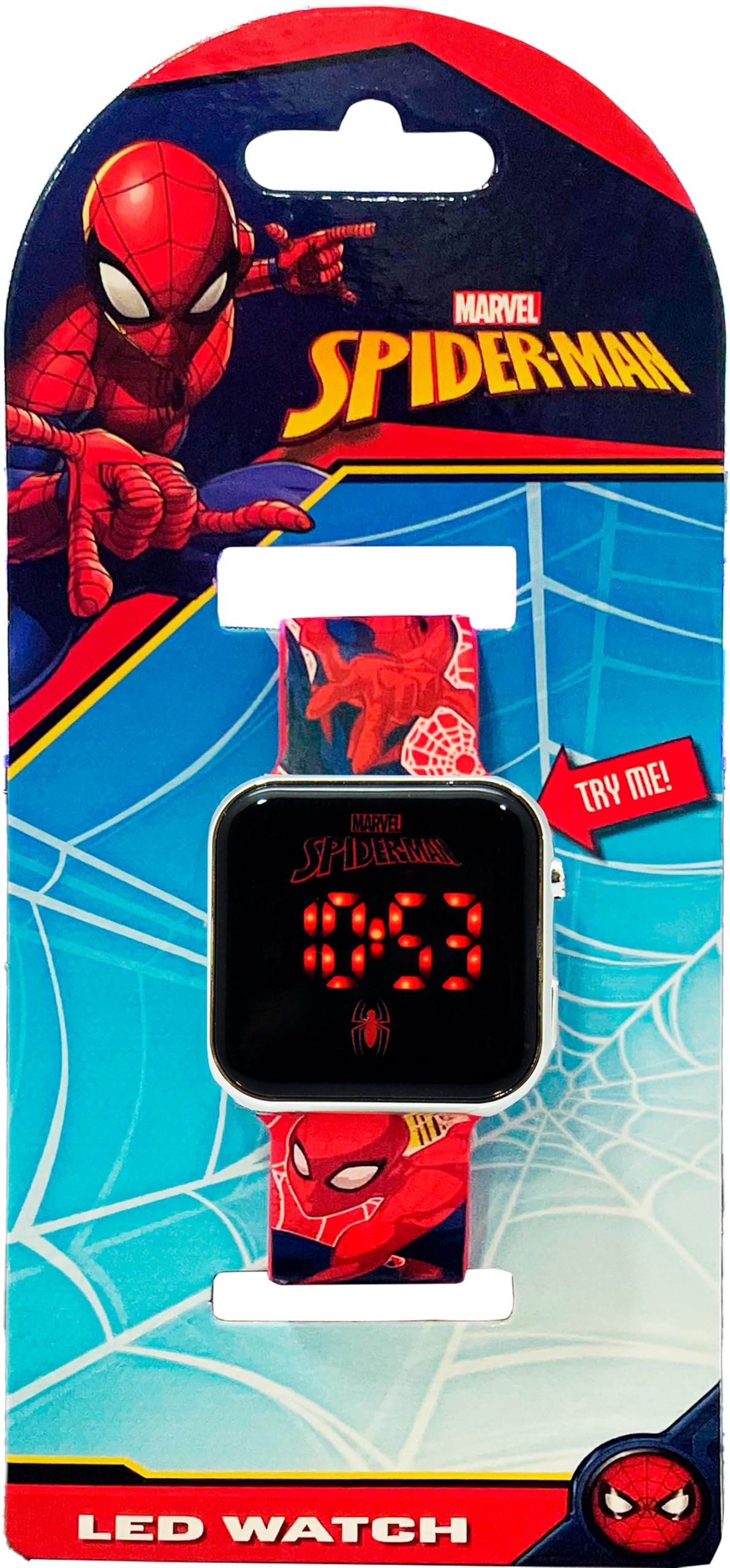 Orologio LED Spider-Man Multicolore per Bambini – Kids Licensing