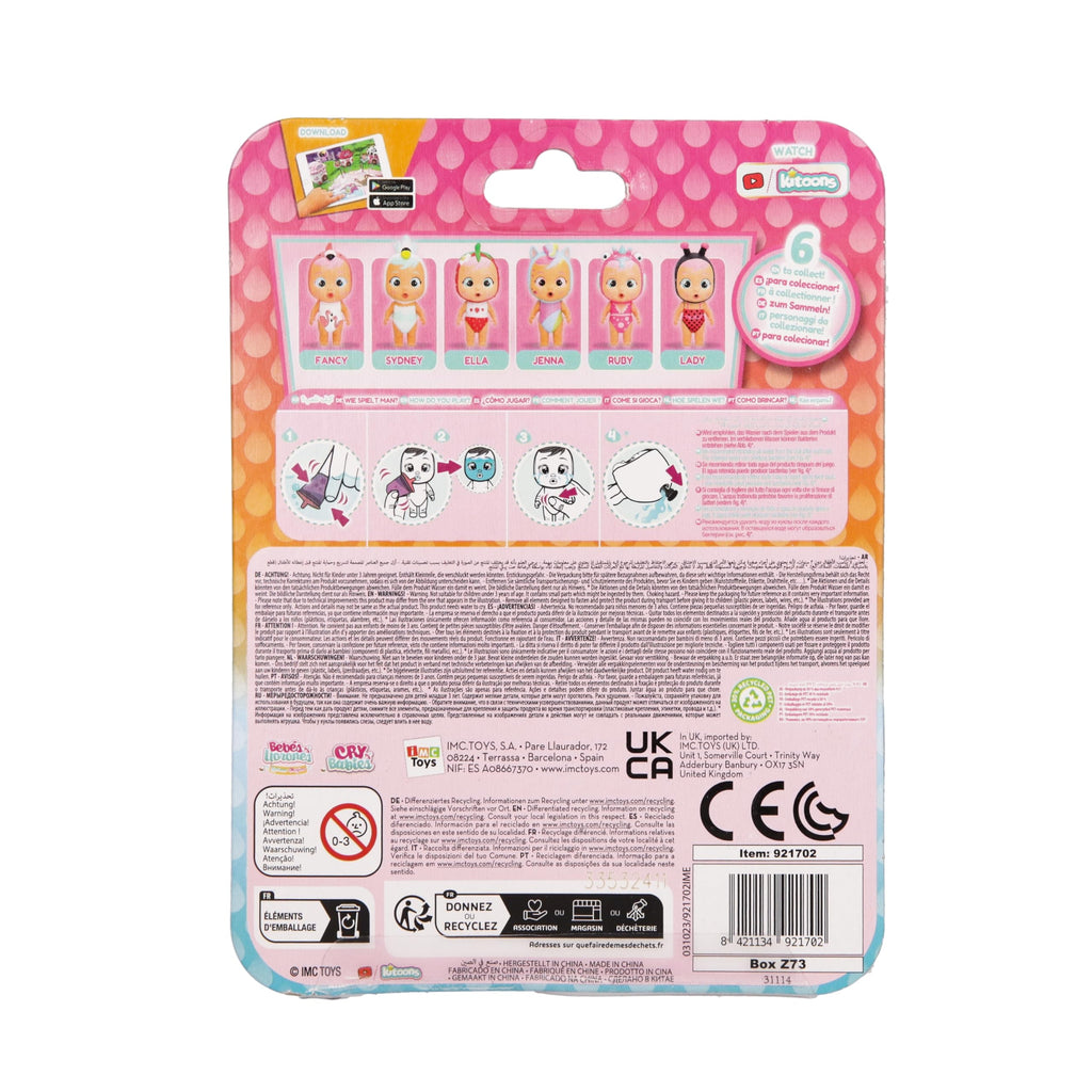 Cry Babies Magic Tears Beach Babies – Ella Da Collezione con Costume, 4 Accessori e Lacrime Vere | Dai 3 Anni