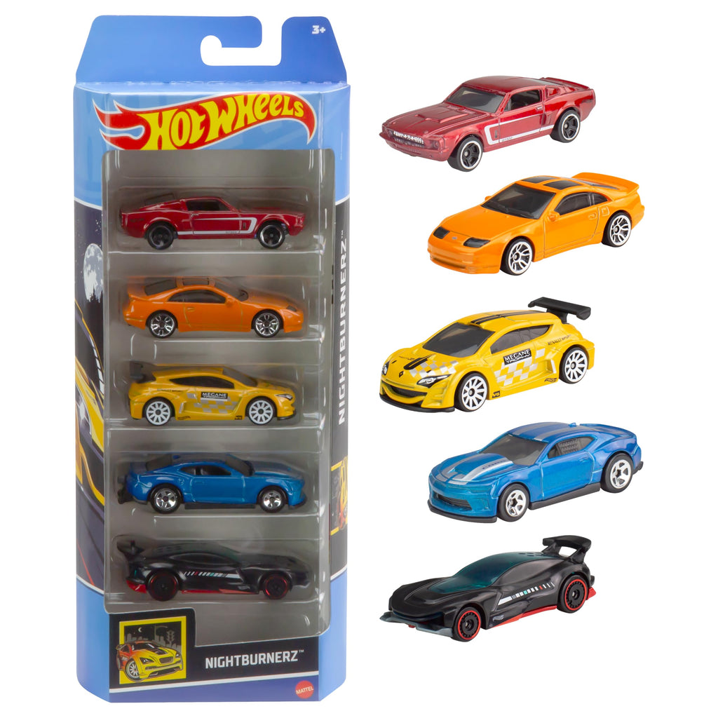 Hot Wheels Confezione da 5 Veicoli (Modelli Assortiti)