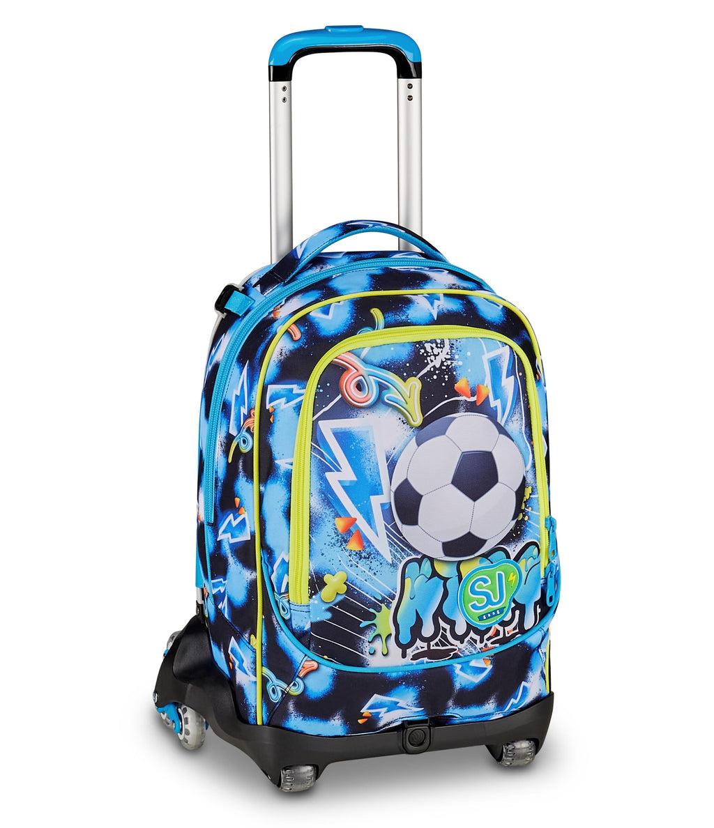 SJ Gang Trolley Jack 8 Ruote GlowGame Blu 34L – Scomponibile 3 in 1