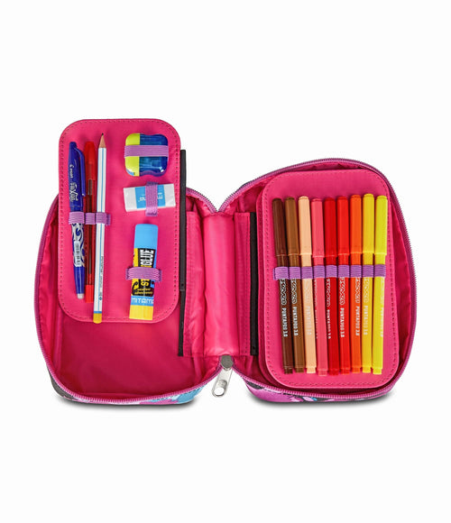 Astuccio Seven Speed Case Graffiti Multicolore – Mono Scomparto con Plance Amovibili | Scuola Elementare