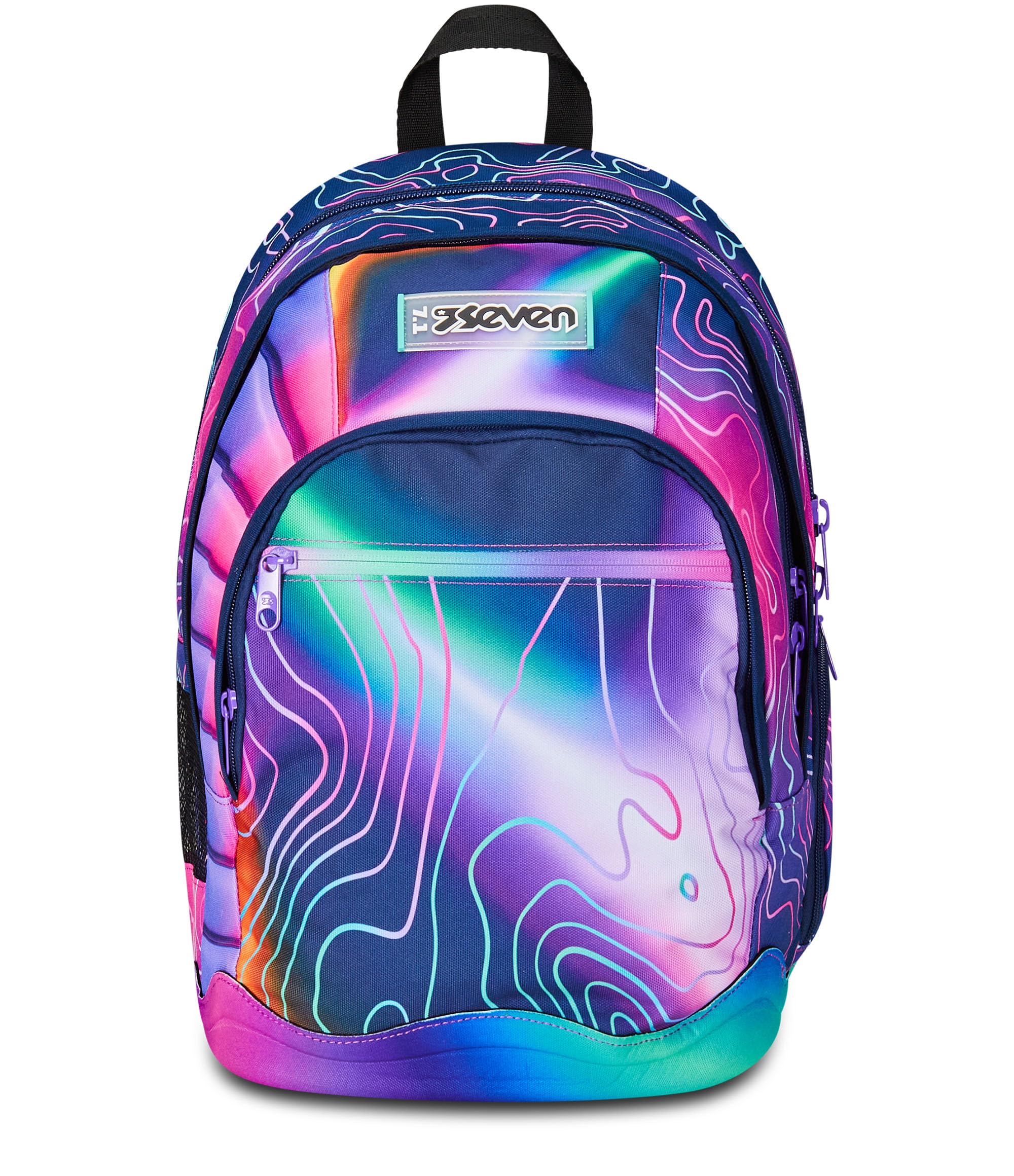 Seven Zaino Dual Rosa Mapset Girl – Doppio Scomparto con Tasca PC/Tablet