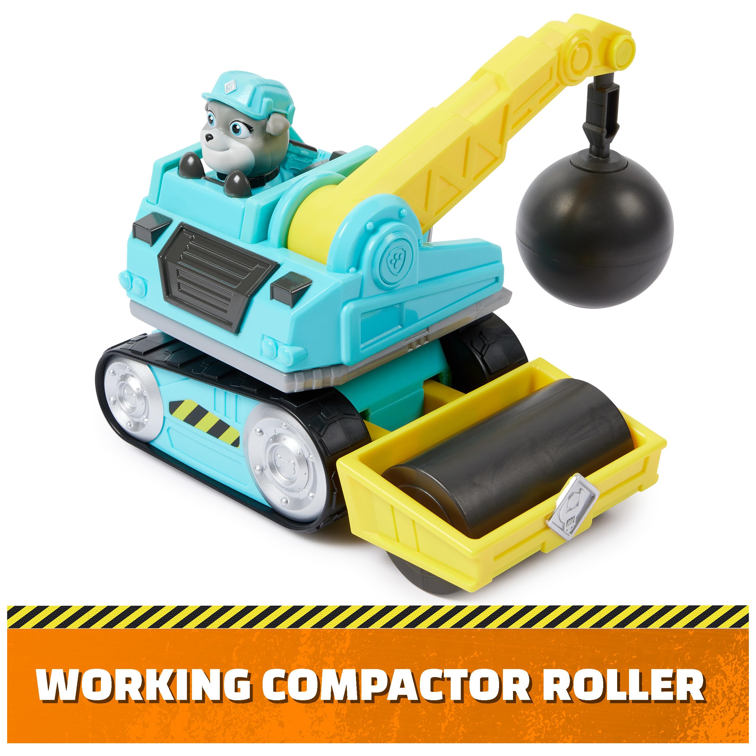 Rubble & Crew Camion Palla da Demolizione di Motor – Con Action Figure e Parti Mobili | Dai 3 Anni