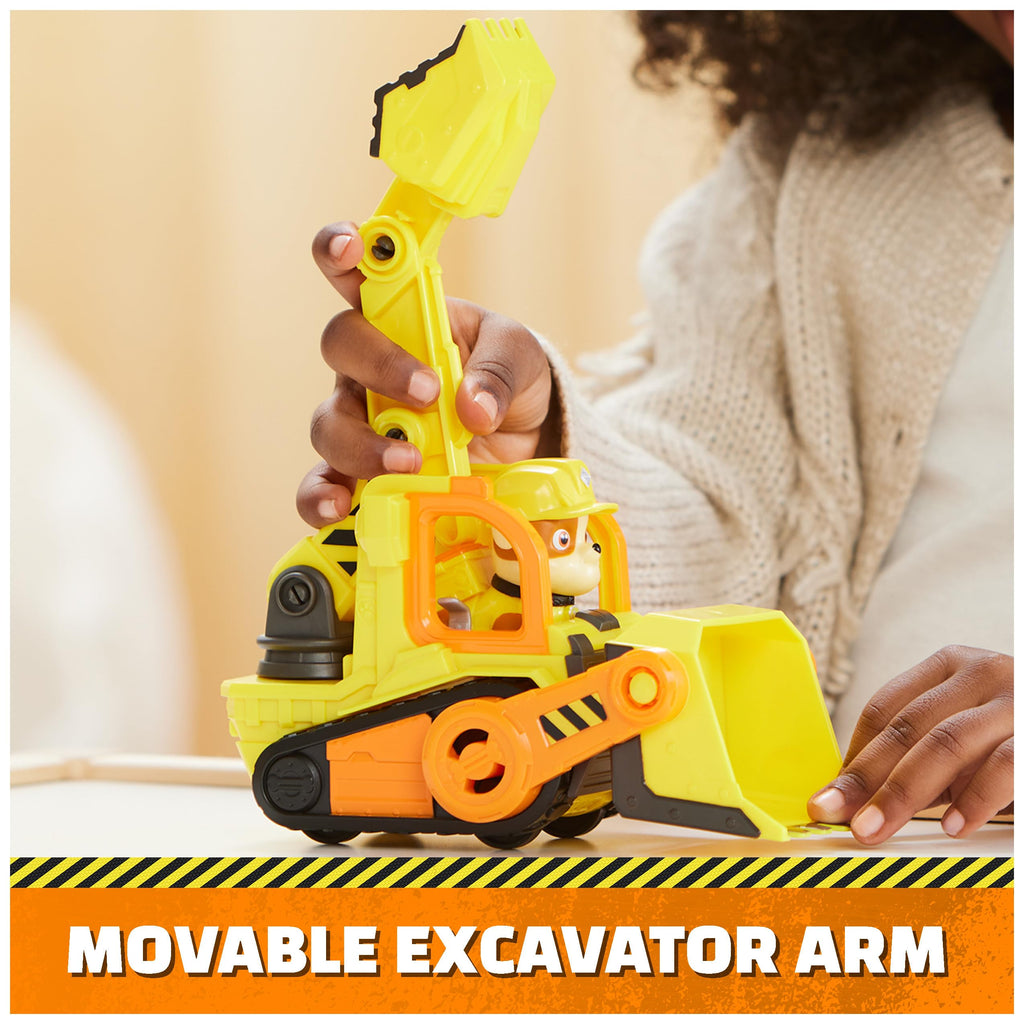 Rubble & Crew – Bulldozer di Rubble con Parti Mobili e Action Figure da Collezione | Dai 3 Anni