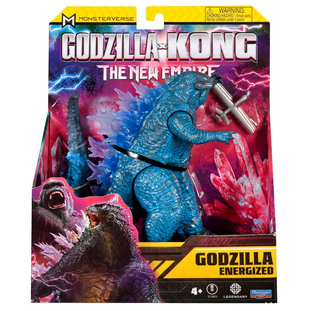 MonsterVerse Godzilla x Kong: The New Empire – Godzilla Energised 15 cm con Drone da Battaglia 6 cm | Dai 4 Anni