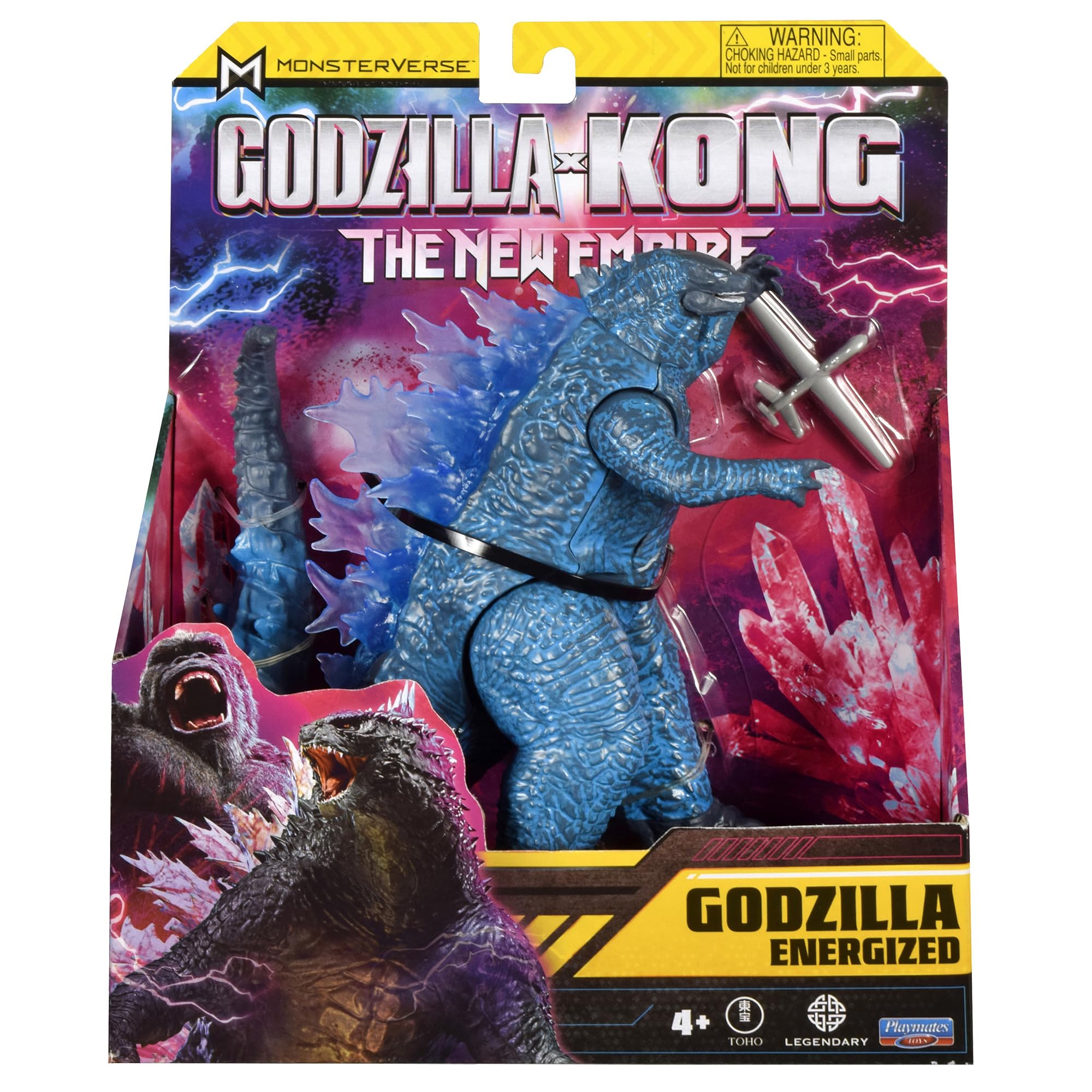 MonsterVerse Godzilla x Kong: The New Empire – Godzilla Energised 15 cm con Drone da Battaglia 6 cm | Dai 4 Anni