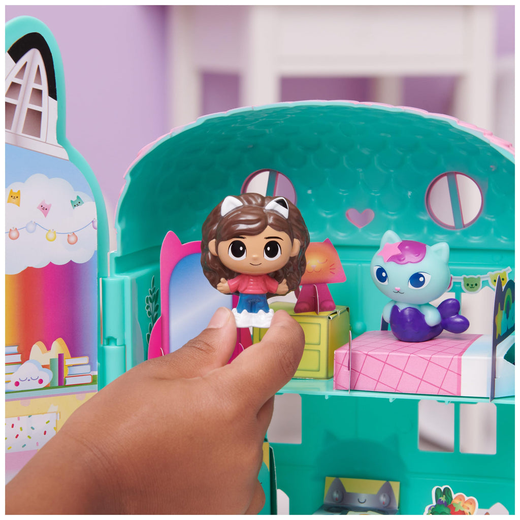 Spin Master Casa dei Gatti di Gabi – Set Portatile con Personaggio Gabby's Dollhouse