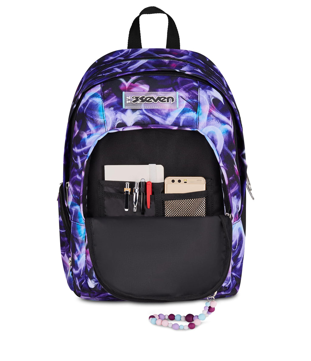 Seven Zaino Dual Detach Lovepass Viola 32L – Scomparto Staccabile