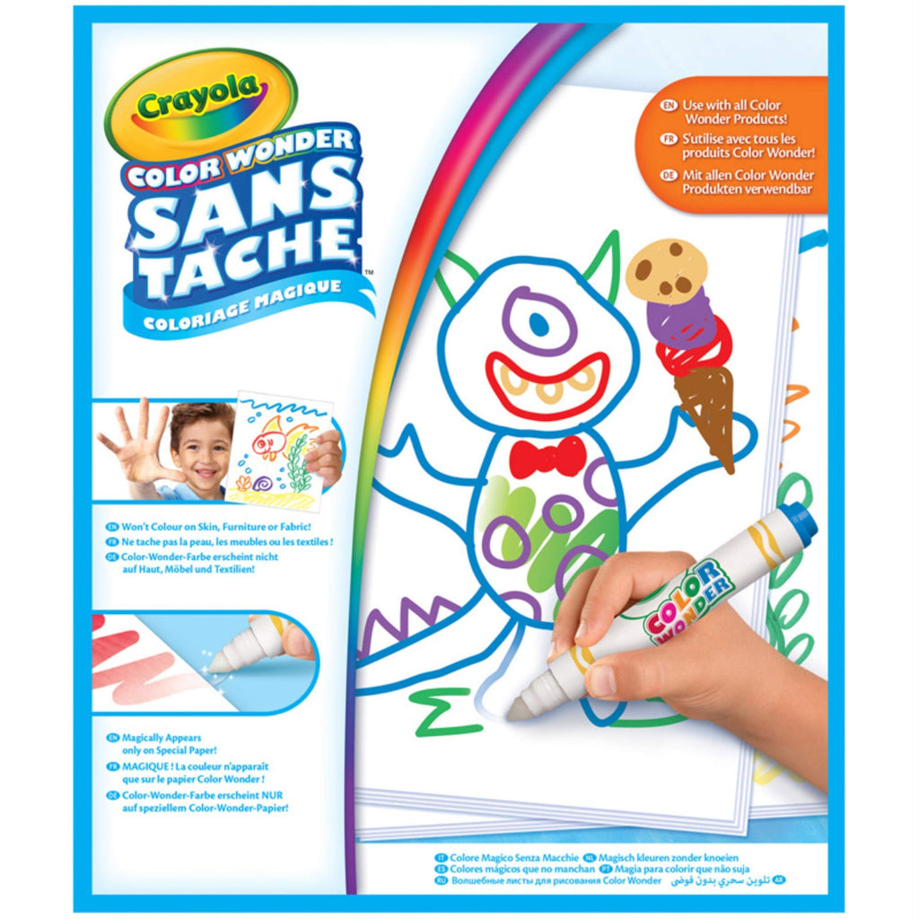 Crayola Color Wonder Fogli da Colorare Multicolore – 30 Fogli