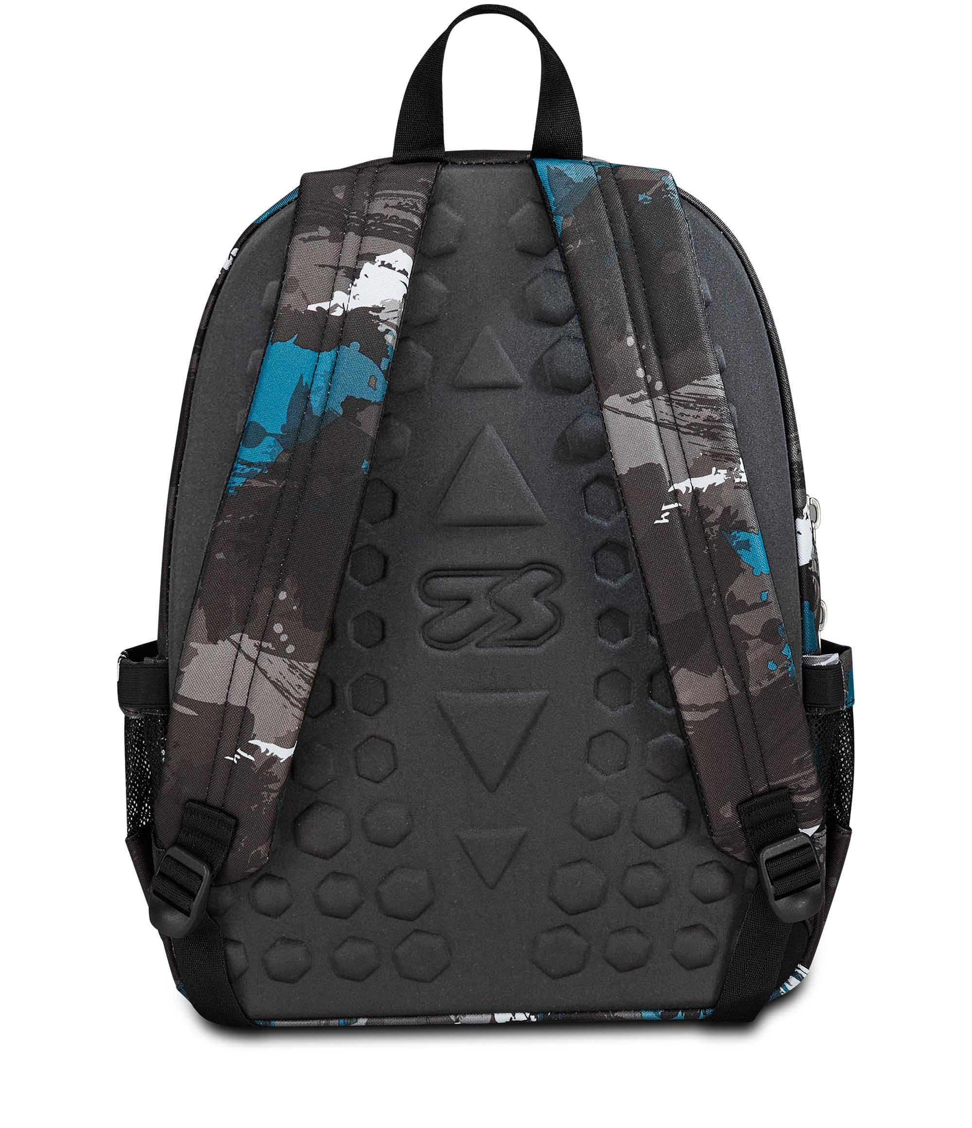Seven Zaino Freethink Boy Nero e Verde 34L – USB Plug e Tasca PC