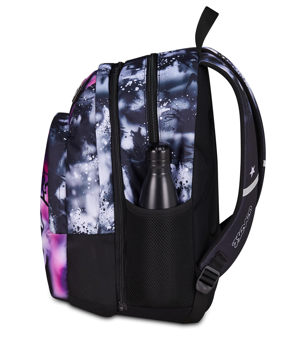 Seven Zaino Dual Detach Buzzy Note Girl Nero 32L – Scomparto Staccabile