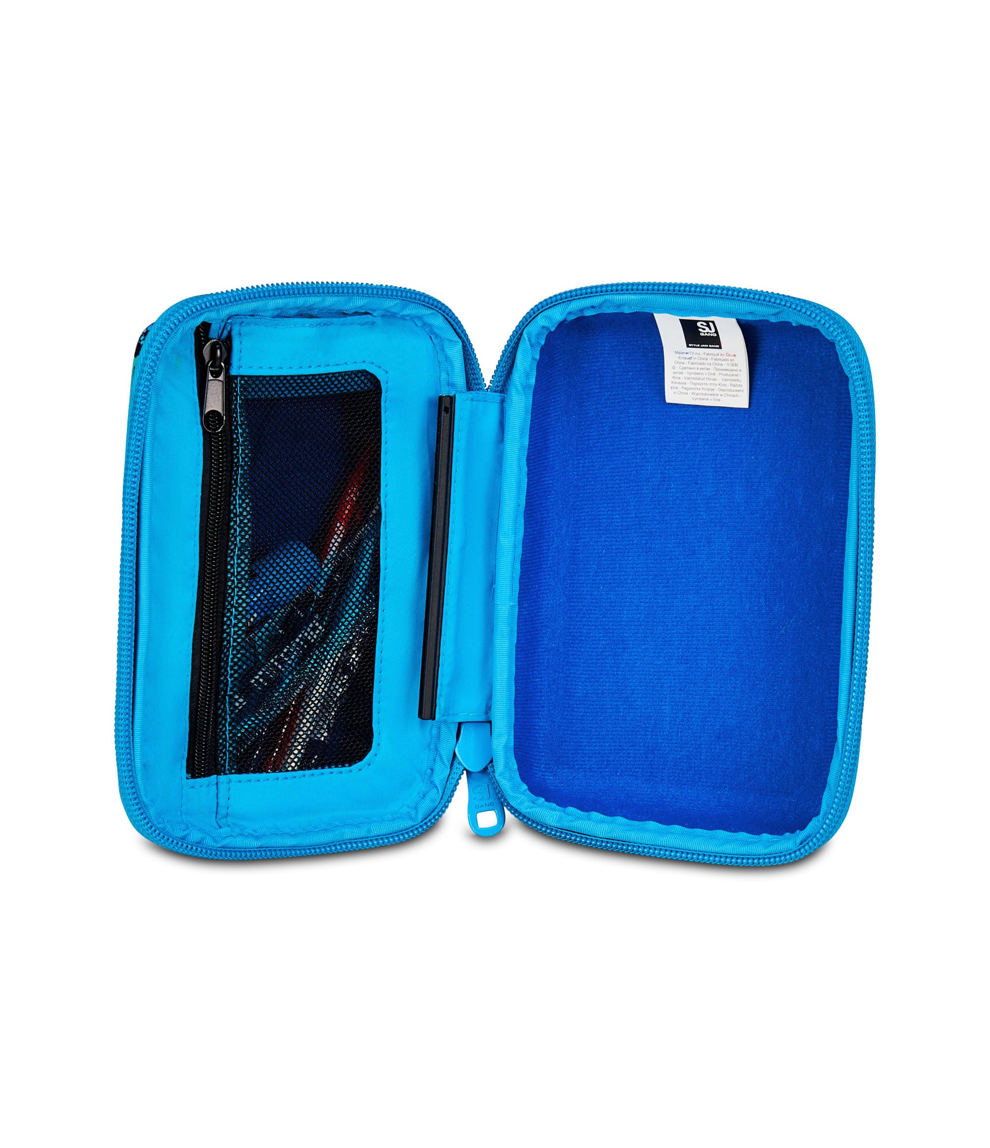 Astuccio SJ Gang Speed Pad+ Air Tiger Blu – Plance Amovibili, Completo di Penne e Colori | Scuola Elementare