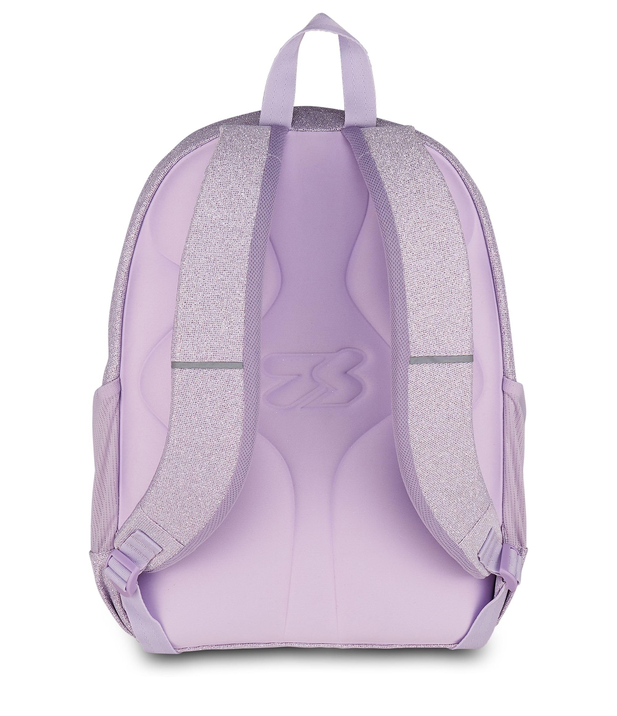 Seven Zaino Tech Shiny Lilla Glitter – Doppio Scomparto con Tasca PC