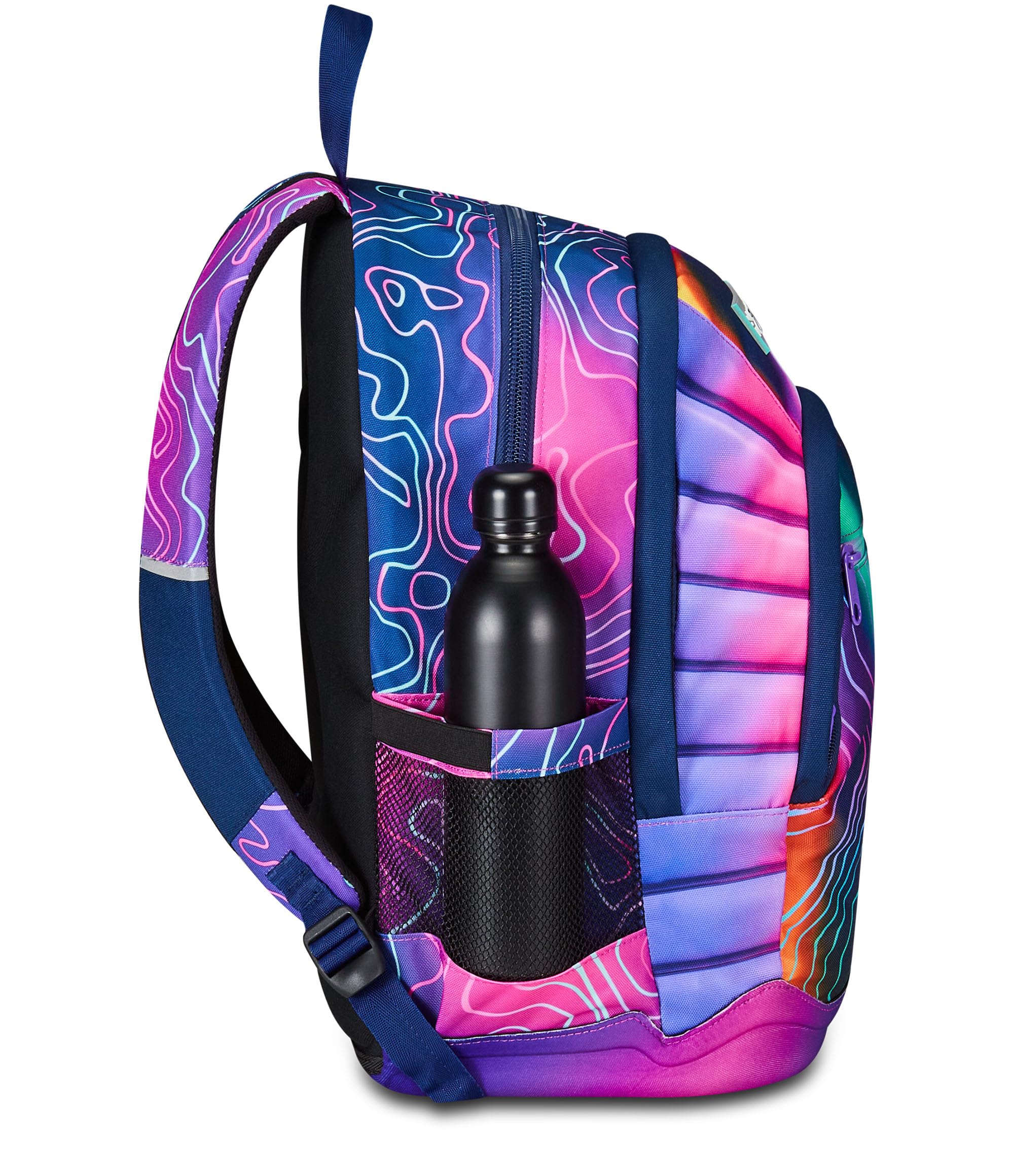 Seven Zaino Dual Rosa Mapset Girl – Doppio Scomparto con Tasca PC/Tablet