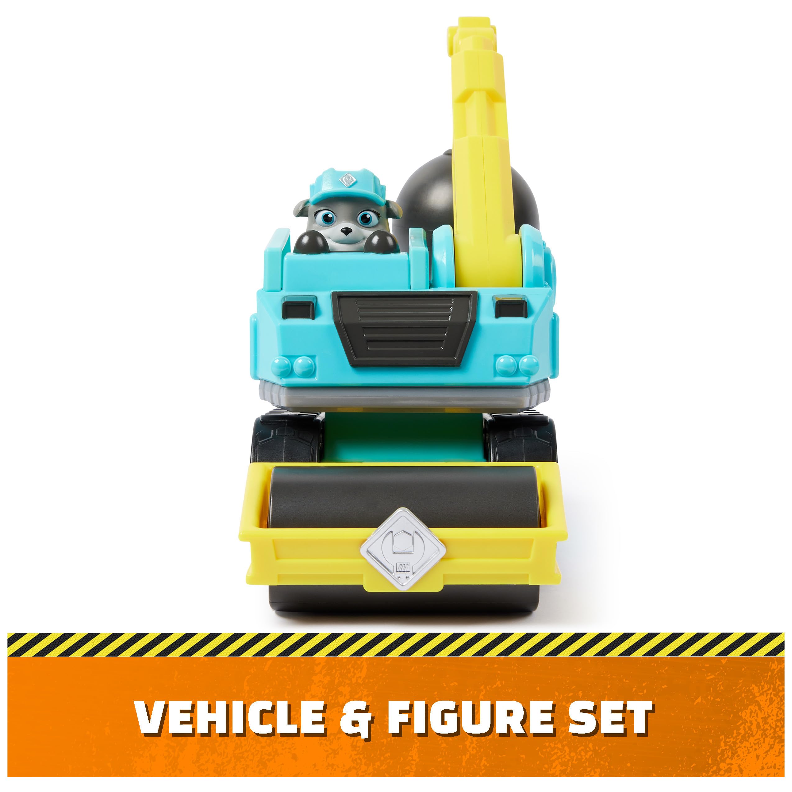 Rubble & Crew Camion Palla da Demolizione di Motor – Con Action Figure e Parti Mobili | Dai 3 Anni