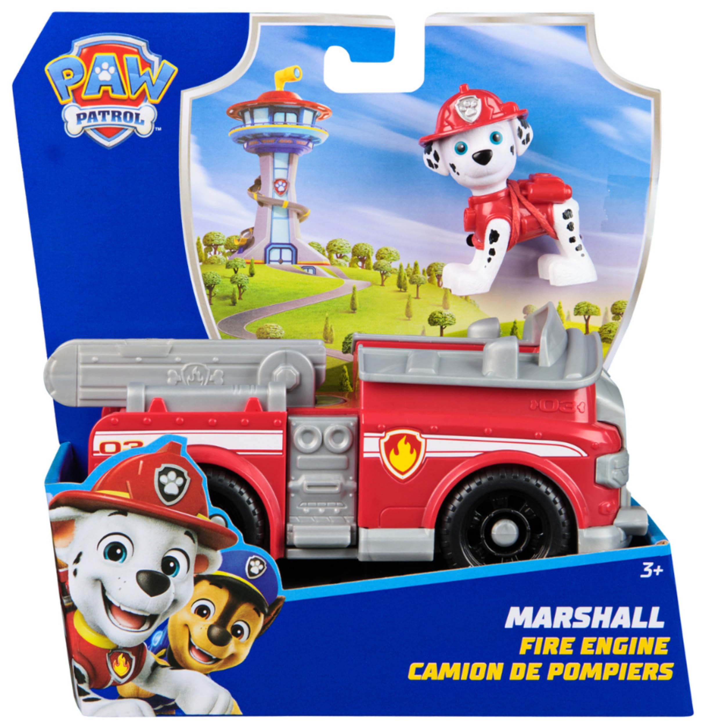 Paw Patrol Camion dei Pompieri di Marshall con Action Figure – Dai 3 Anni