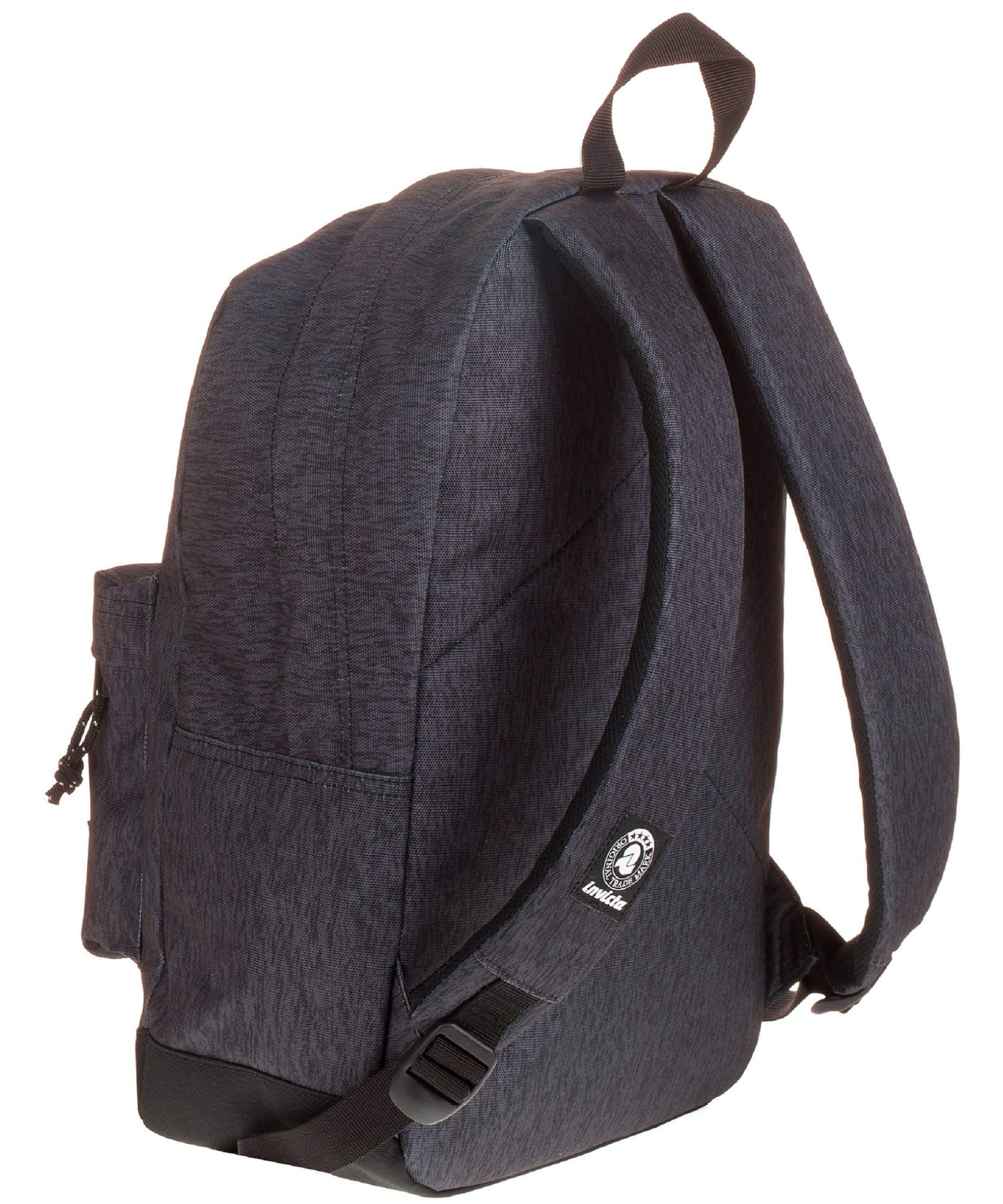 Invicta Zaino Scuola Perky Pack – Grigio – 27 Litri con Tasca Laptop