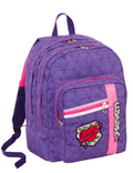 Seven Zaino Scuola Outsize Rebel Girl – Viola 33 LT con Power Bank Integrato