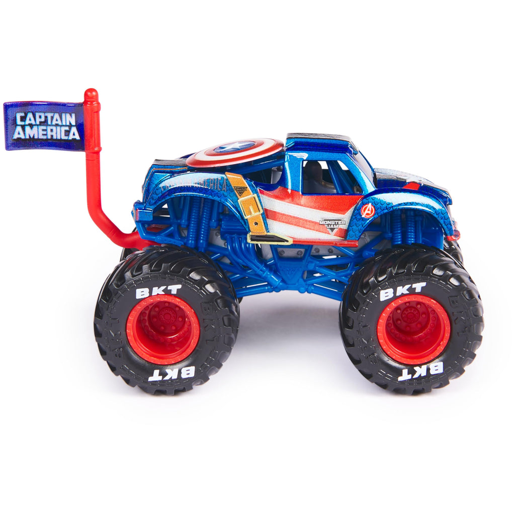 Monster Jam Captain America Monster Truck Scala 1:64 – Dai 3 Anni