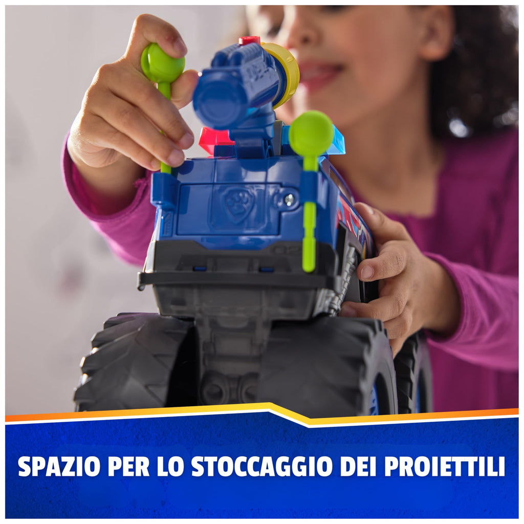 Paw Patrol Rescue Wheels Chase Deluxe – Argano Motorizzato, Luci, Suoni e Lanciamissili | Dai 3 Anni