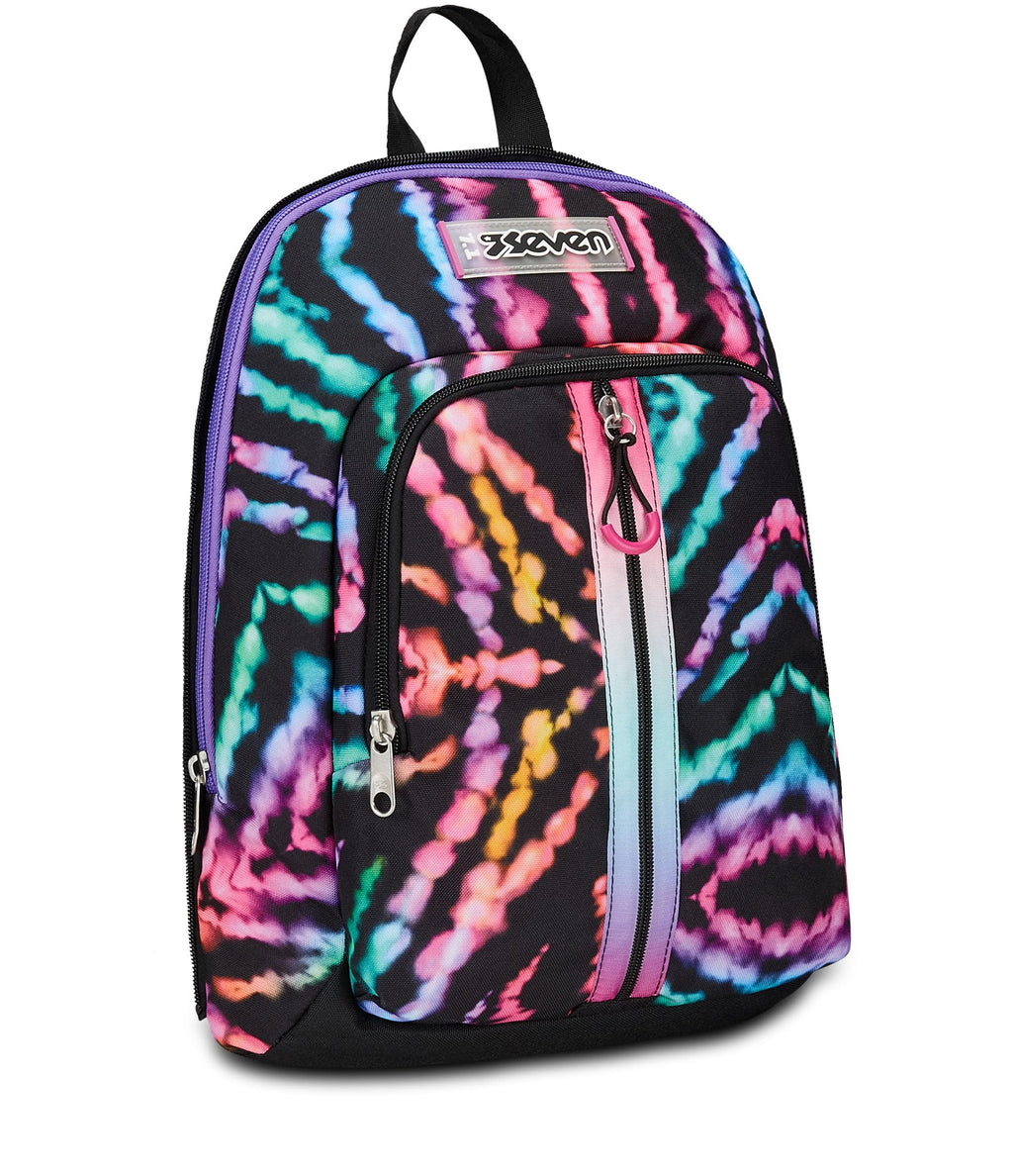 Seven Zaino Advanced Detach Nero Fucsia – Doppio Scomparto con Tasca Staccabile