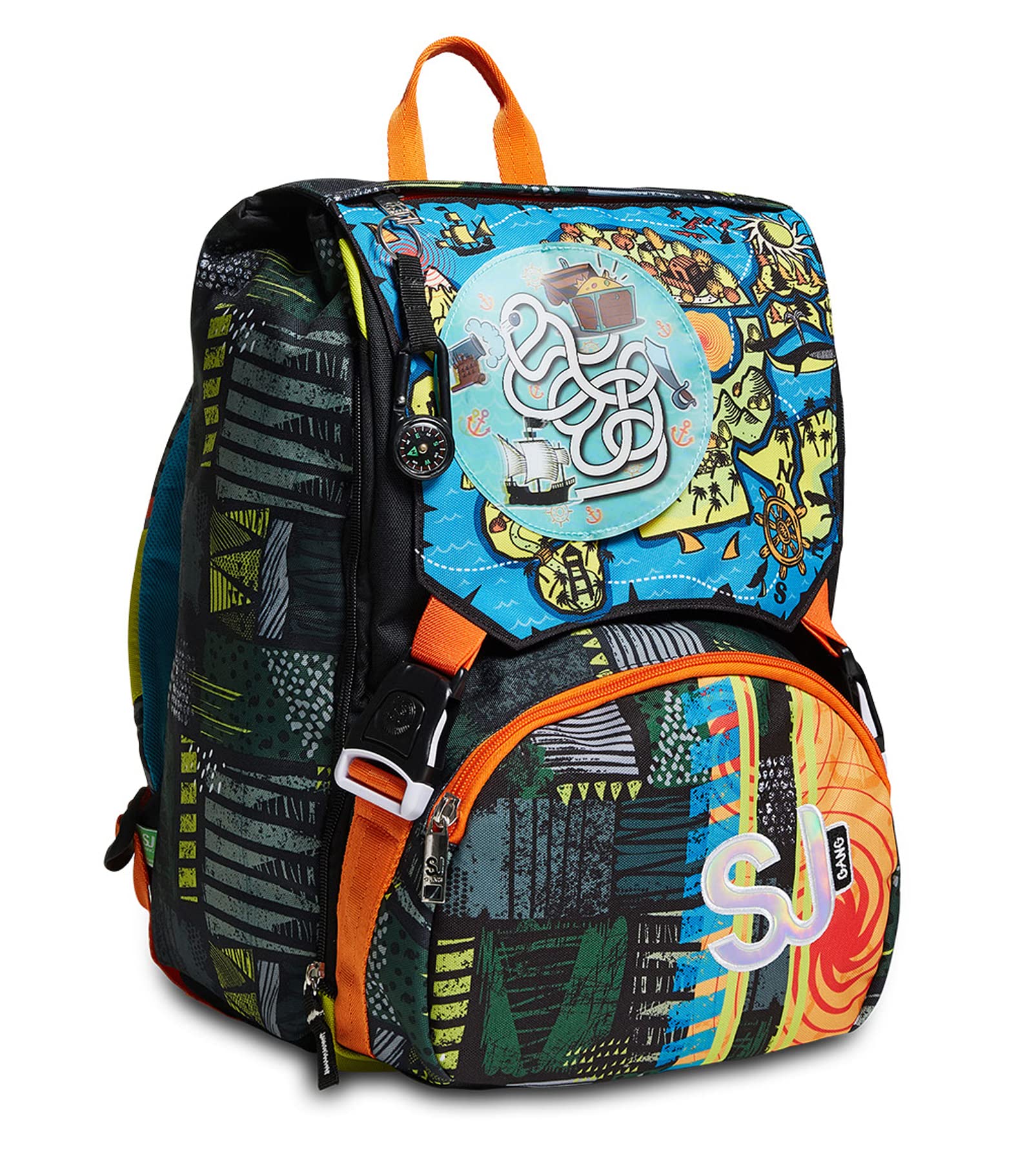 SJ Gang Zaino Scuola Espandibile Flip System – Prima Elementare