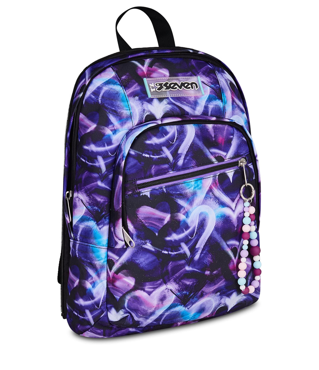 Seven Zaino Dual Detach Lovepass Viola 32L – Scomparto Staccabile
