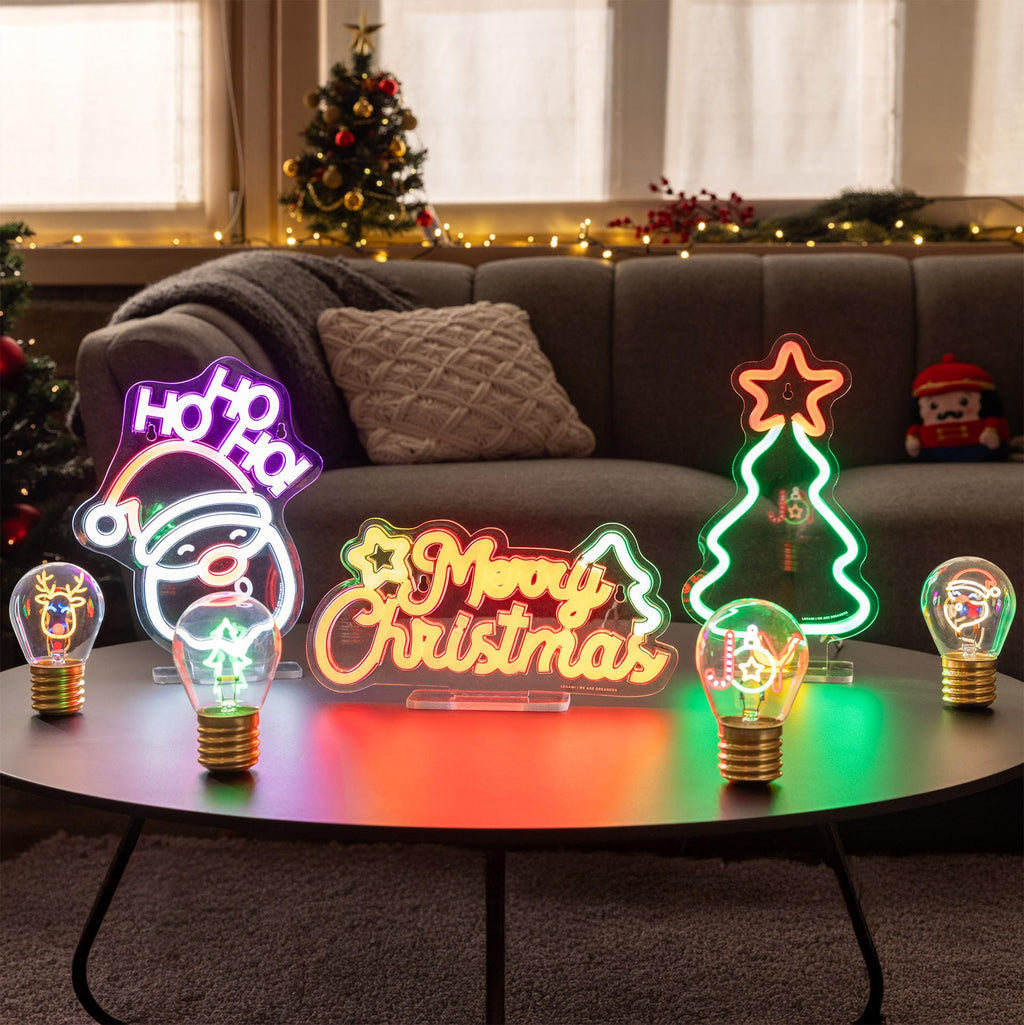 Legami Insegna Luminosa Neon Albero di Natale – Solo Uso Interno