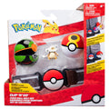 Pokémon Clip and Go Belt Set – Darkball, Reball & Tragosso con Figura Ufficiale, PKW3644