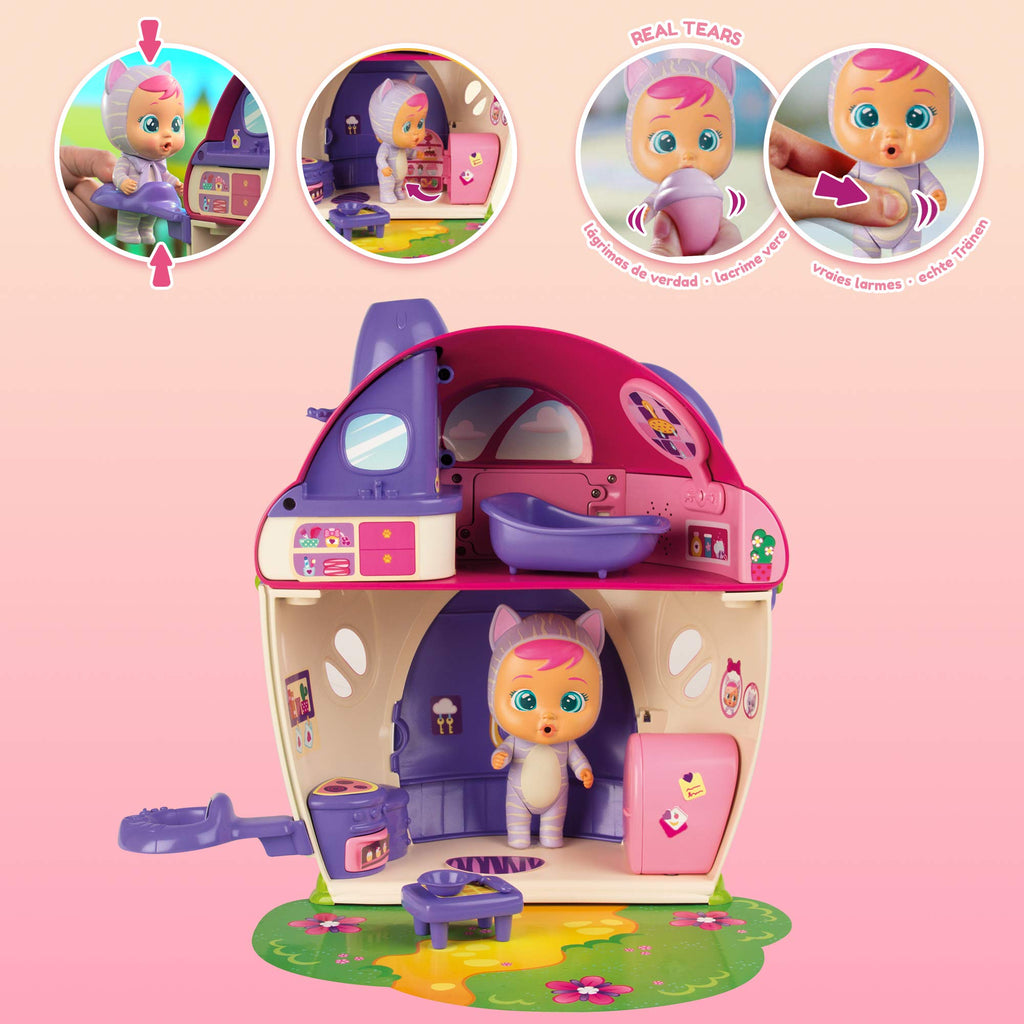 Cry Babies Magic Tears – Casa di Katie Playset con Bolle Magiche e Accessori | IMC Toys