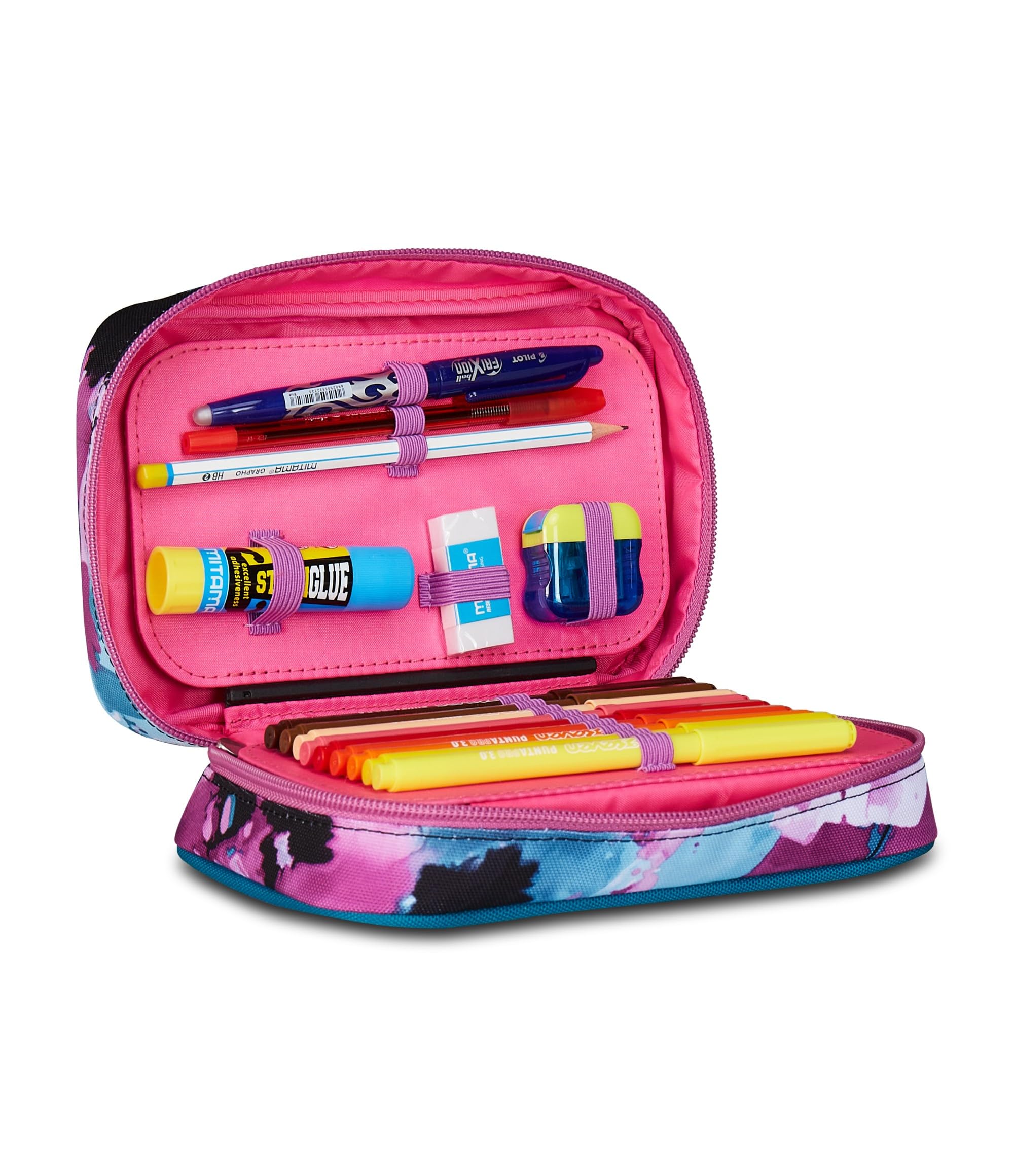 Astuccio Seven Speed Case Graffiti Multicolore – Mono Scomparto con Plance Amovibili | Scuola Elementare