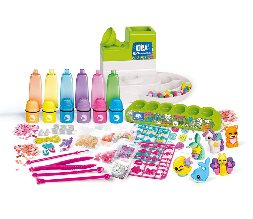 Clementoni Idea – Laboratorio degli Evidenziatori Personalizzati | Kit Creativo 6+ Anni con 50+ Accessori | Made in Italy | 18854