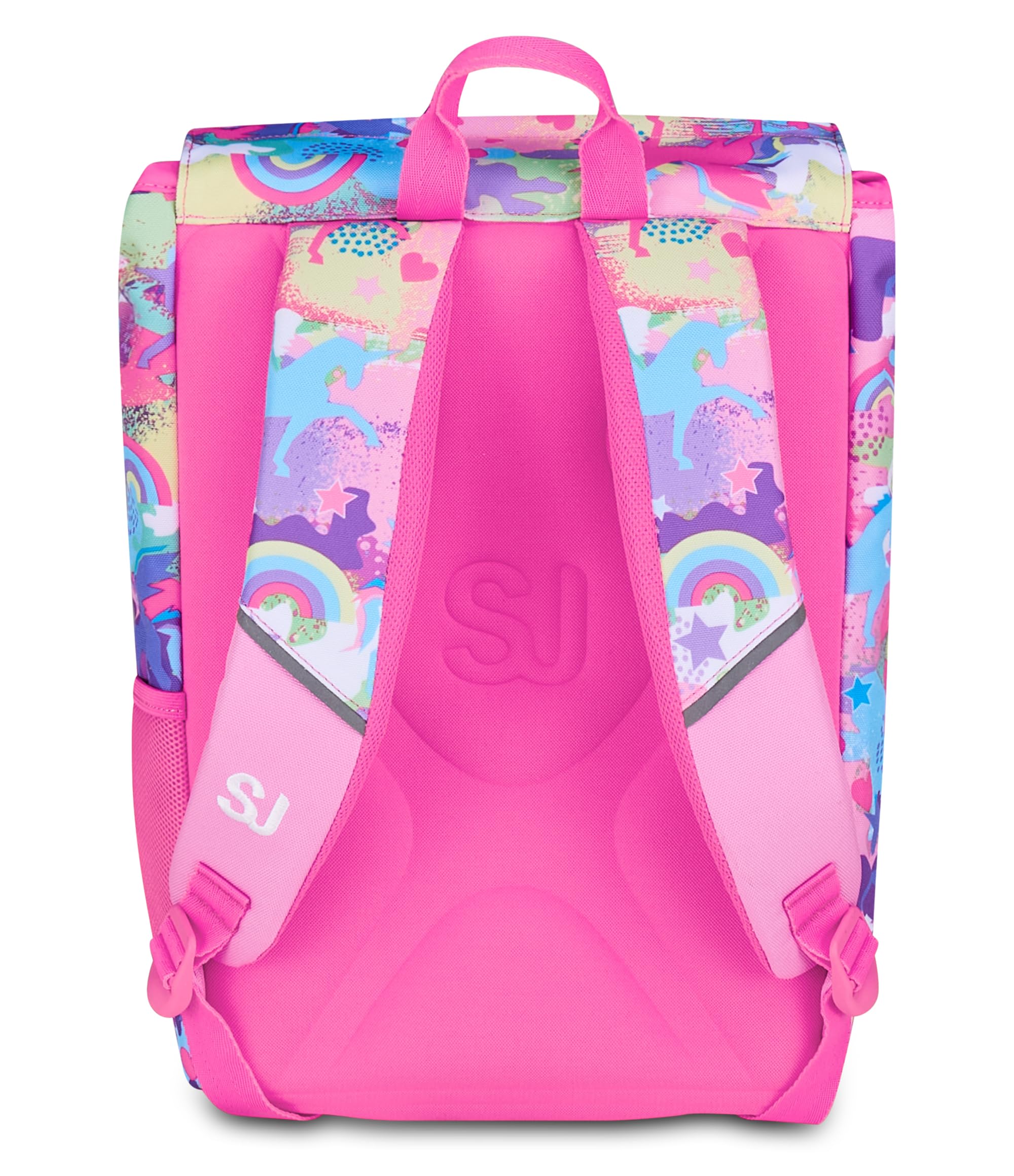 Seven Zaino Scuola SJ Gang Doppio Scomparto Estensibile – Rosa – Maxi Capienza