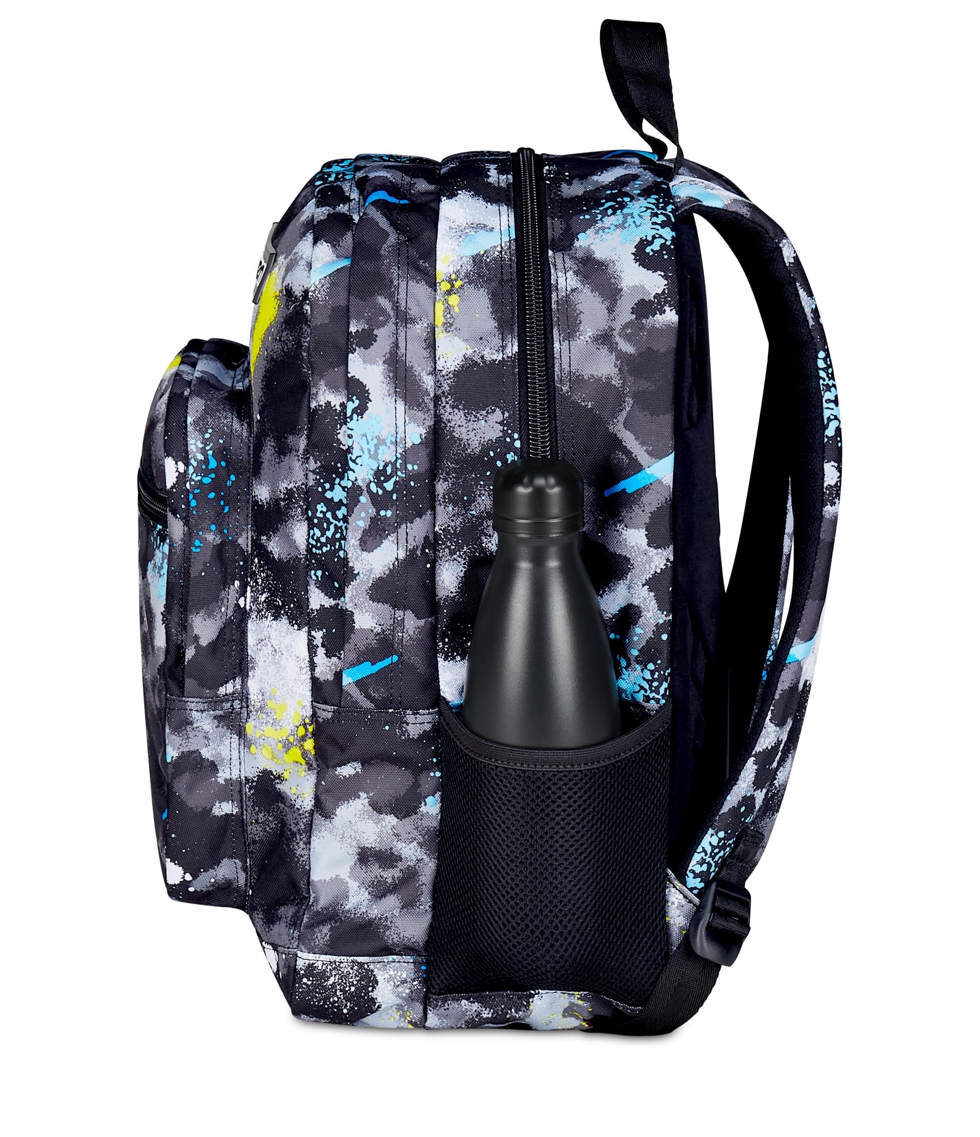 Seven Zaino Freethink Nero Giallo Boy 34L – Doppio Scomparto con Tasca PC