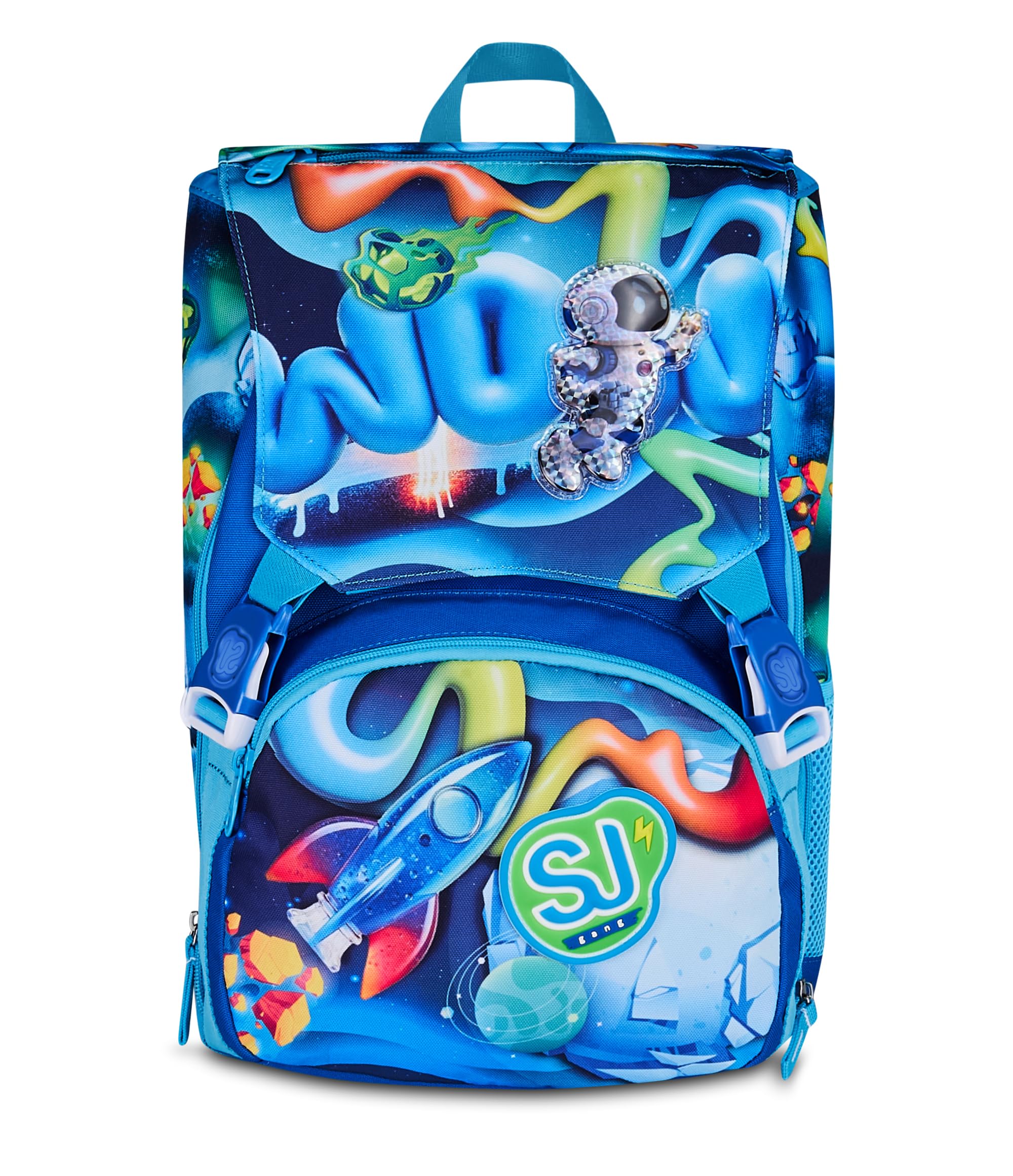 Seven Zaino Scuola Estensibile SJ Gang Space Ride – Blu – 24 Litri