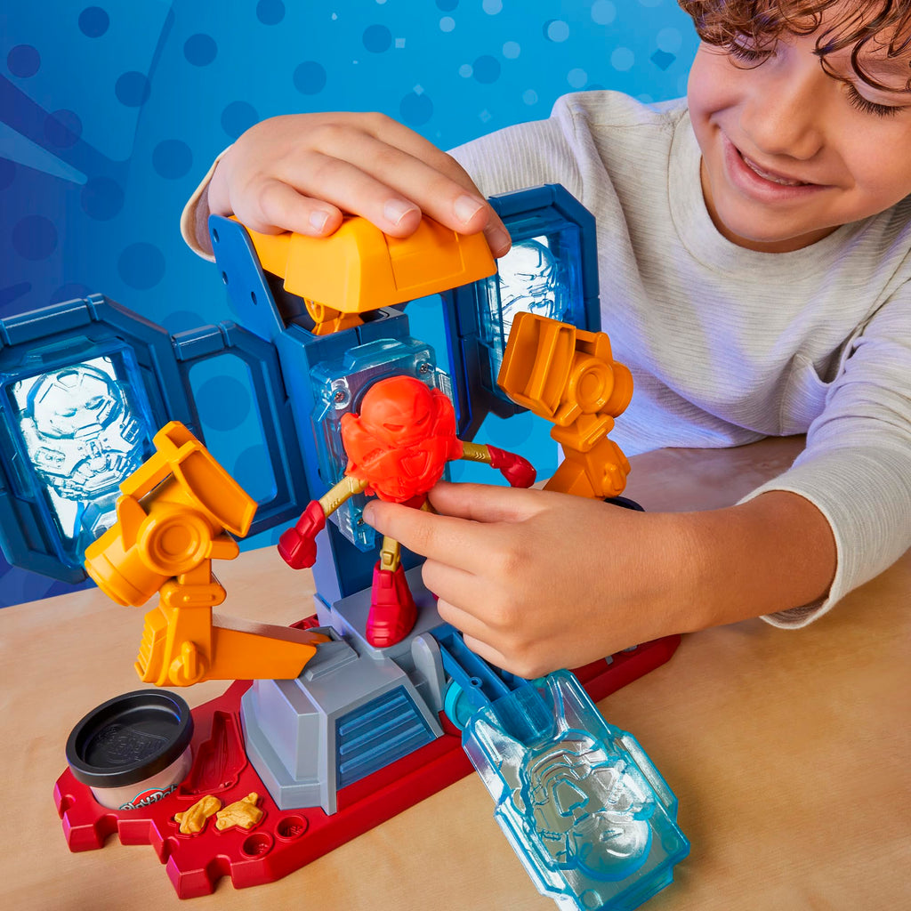 Play-Doh Marvel Iron Man Laboratorio Armatura Playset – Dai 4 Anni