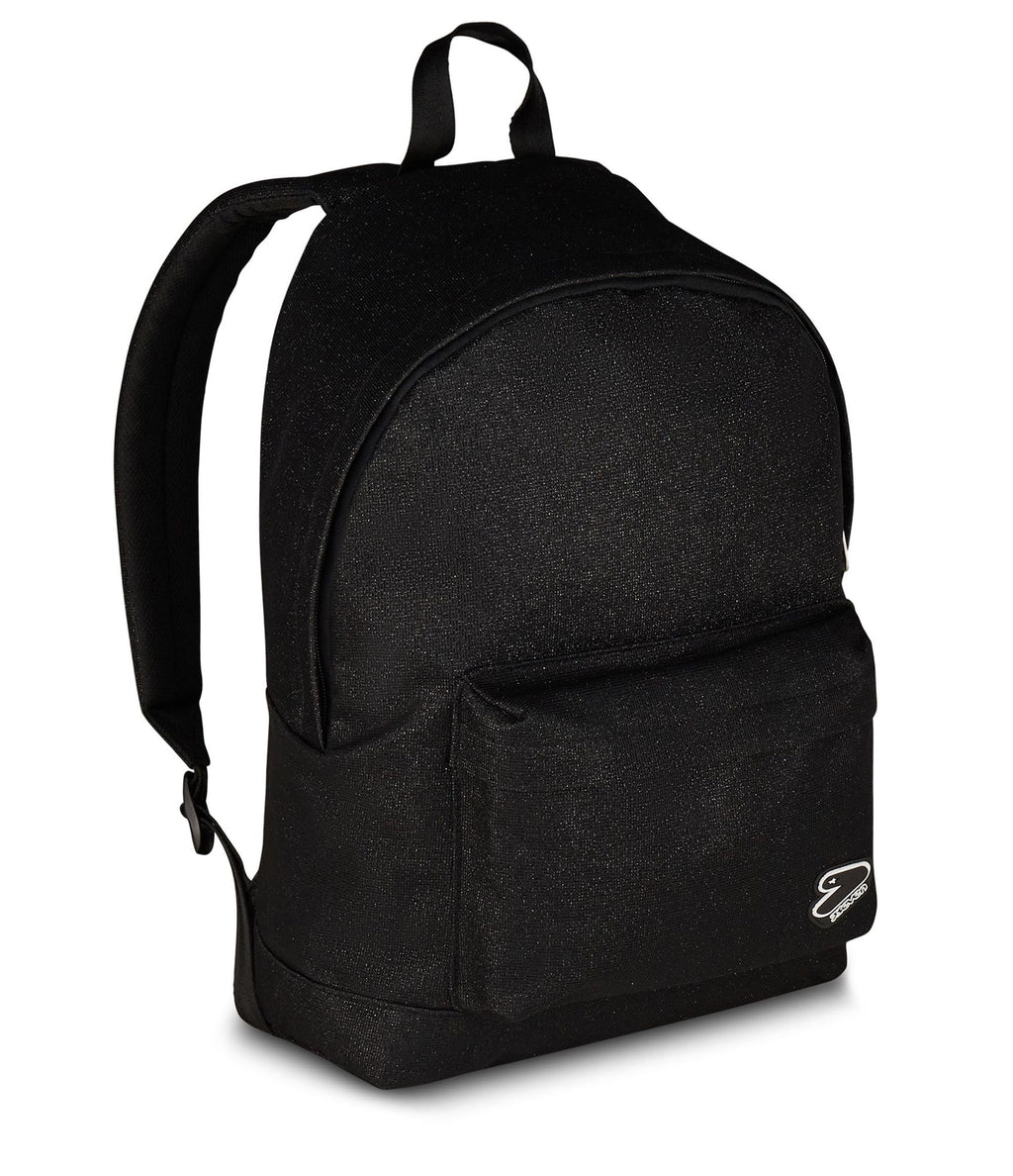 Seven Zaino Americano Shiny Nero Brillantini – Mono Scomparto con Tasca Frontale