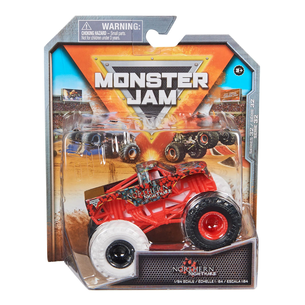 Monster Jam Northern Nightmare – Camion Diecast 1:64 Serie 32 | Spin Master 2023 | Da Collezione