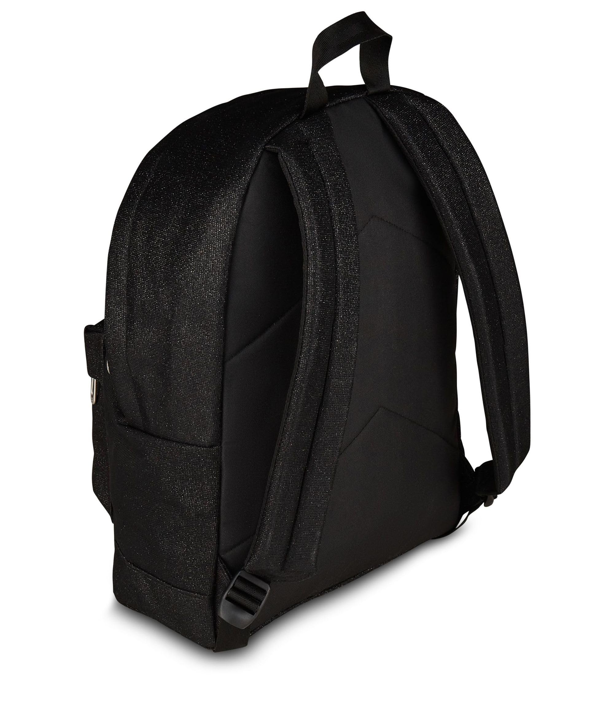 Seven Zaino Americano Shiny Nero Brillantini – Mono Scomparto con Tasca Frontale