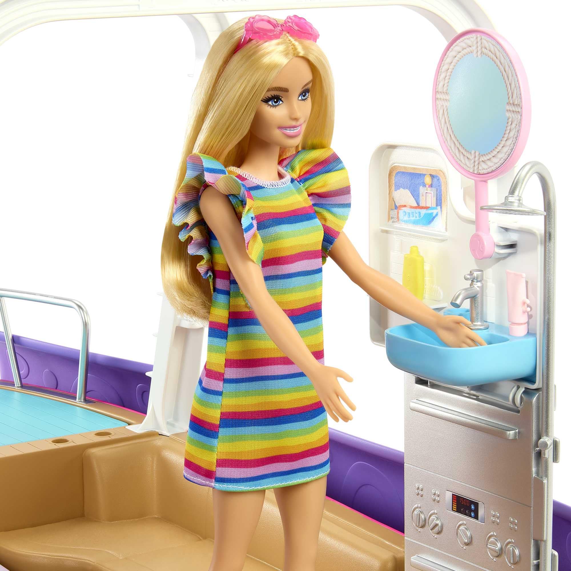 Barbie Dream Boat Barca dei Sogni con Piscina e Scivolo – HJV37