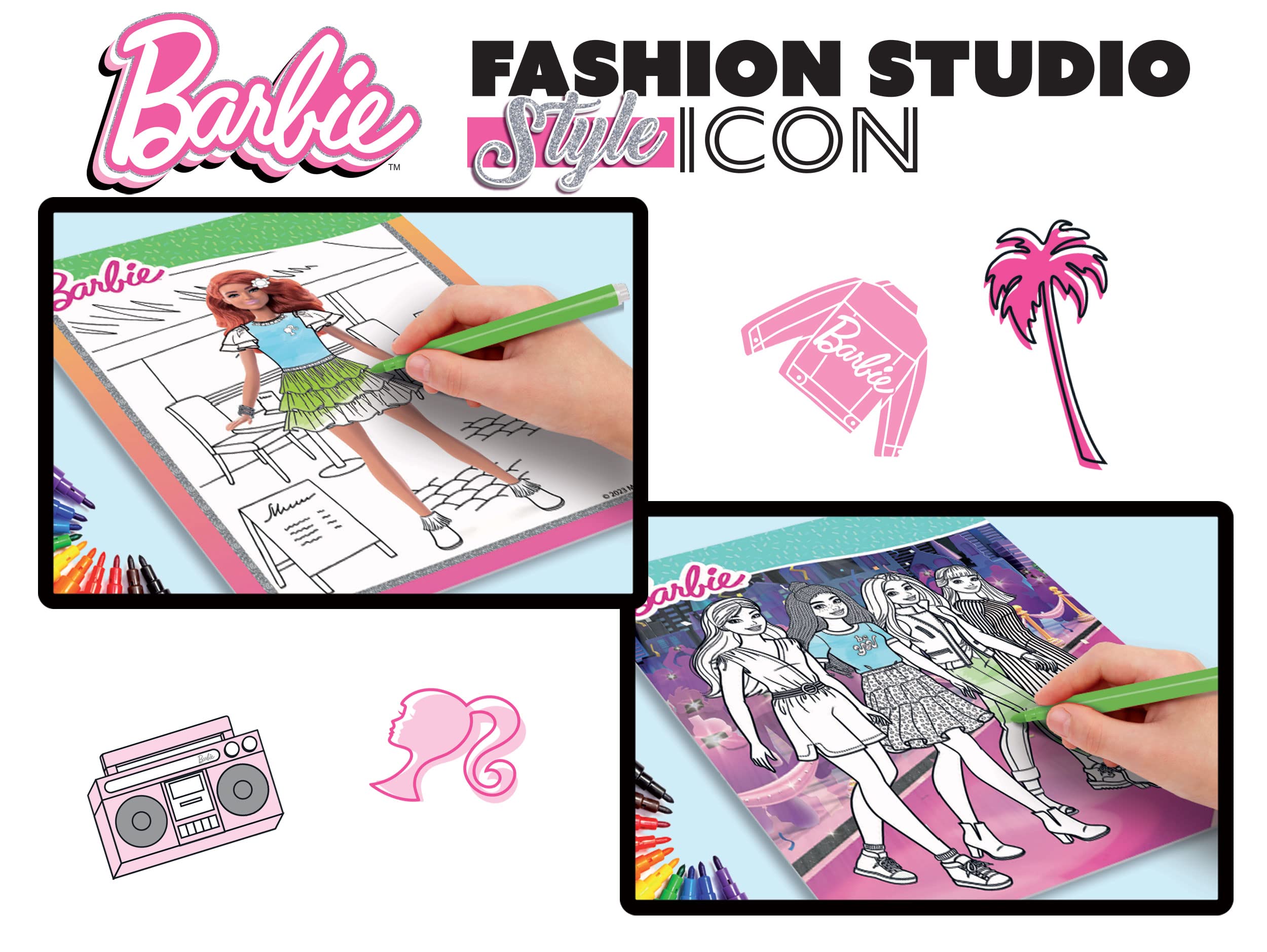 Lisciani Barbie Sketchbook Style Icon Fashion Studio – Dai 4 Anni