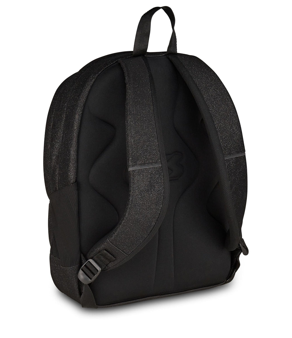 Seven Zaino Tech Shiny Nero – Doppio Scomparto con Tasca PC