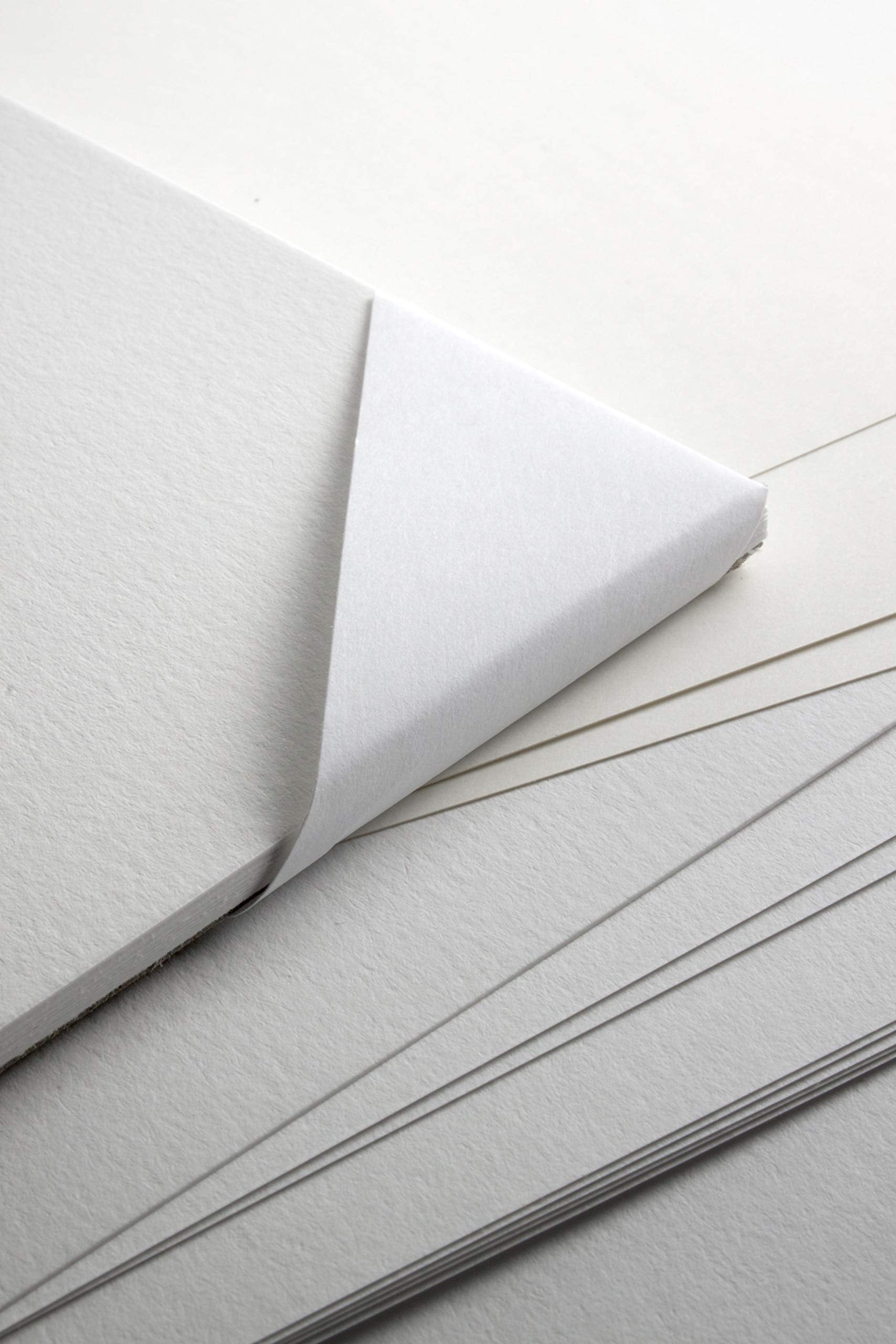 Fabriano – Carta per Acquerello in Cotone Bianca | 220 g/m², 20 Fogli | Blocco Incollato 4 Lati | Scuola e Arte