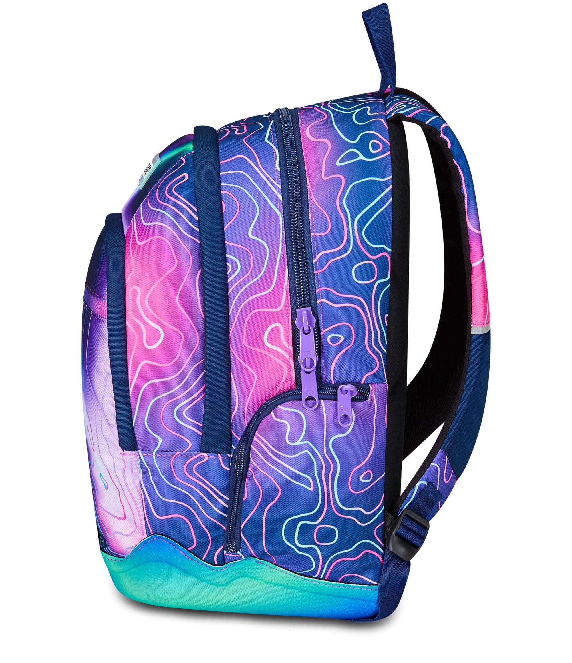 Seven Zaino Dual Rosa Mapset Girl – Doppio Scomparto con Tasca PC/Tablet