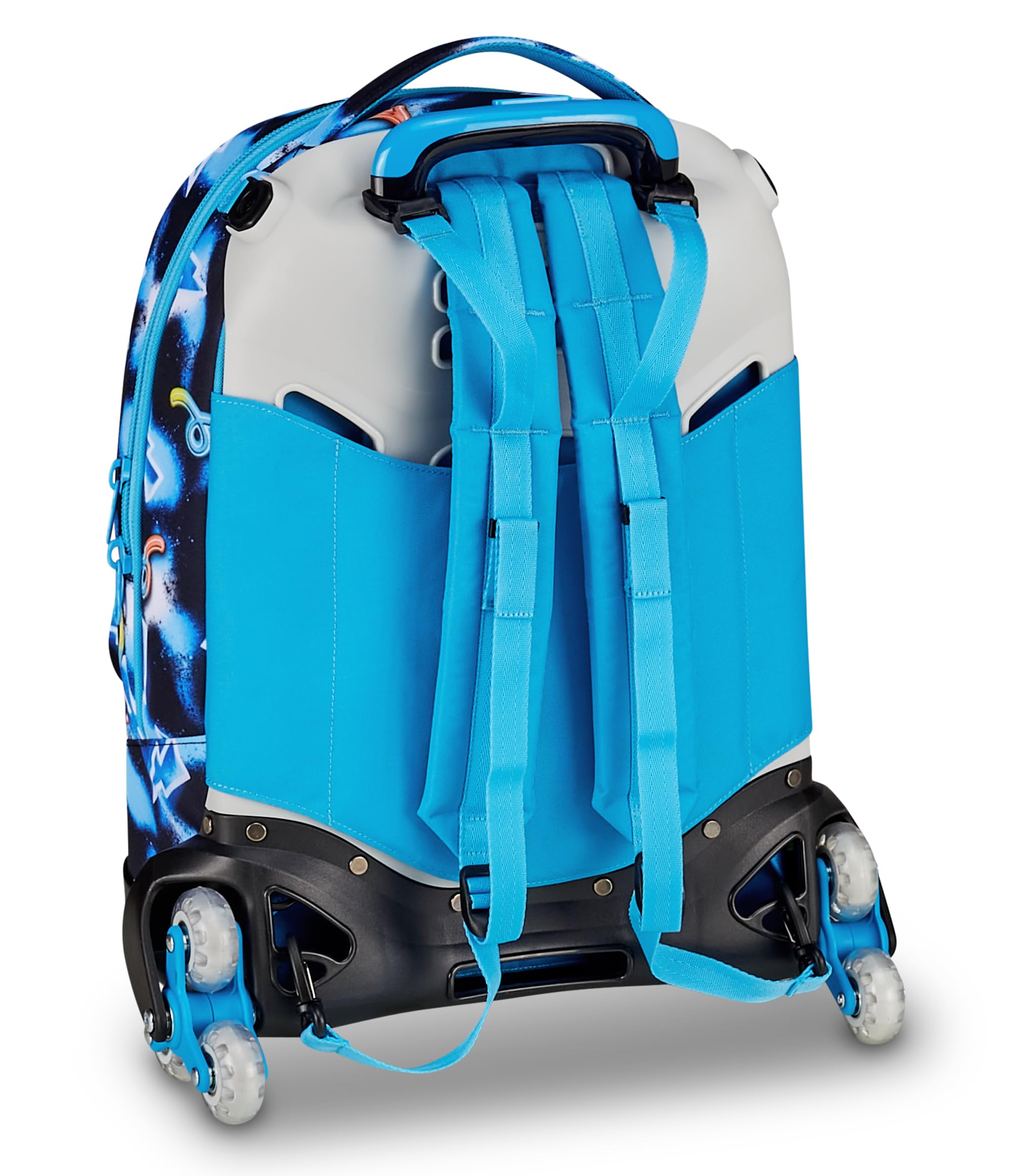 SJ Gang Trolley Jack 8 Ruote GlowGame Blu 34L – Scomponibile 3 in 1