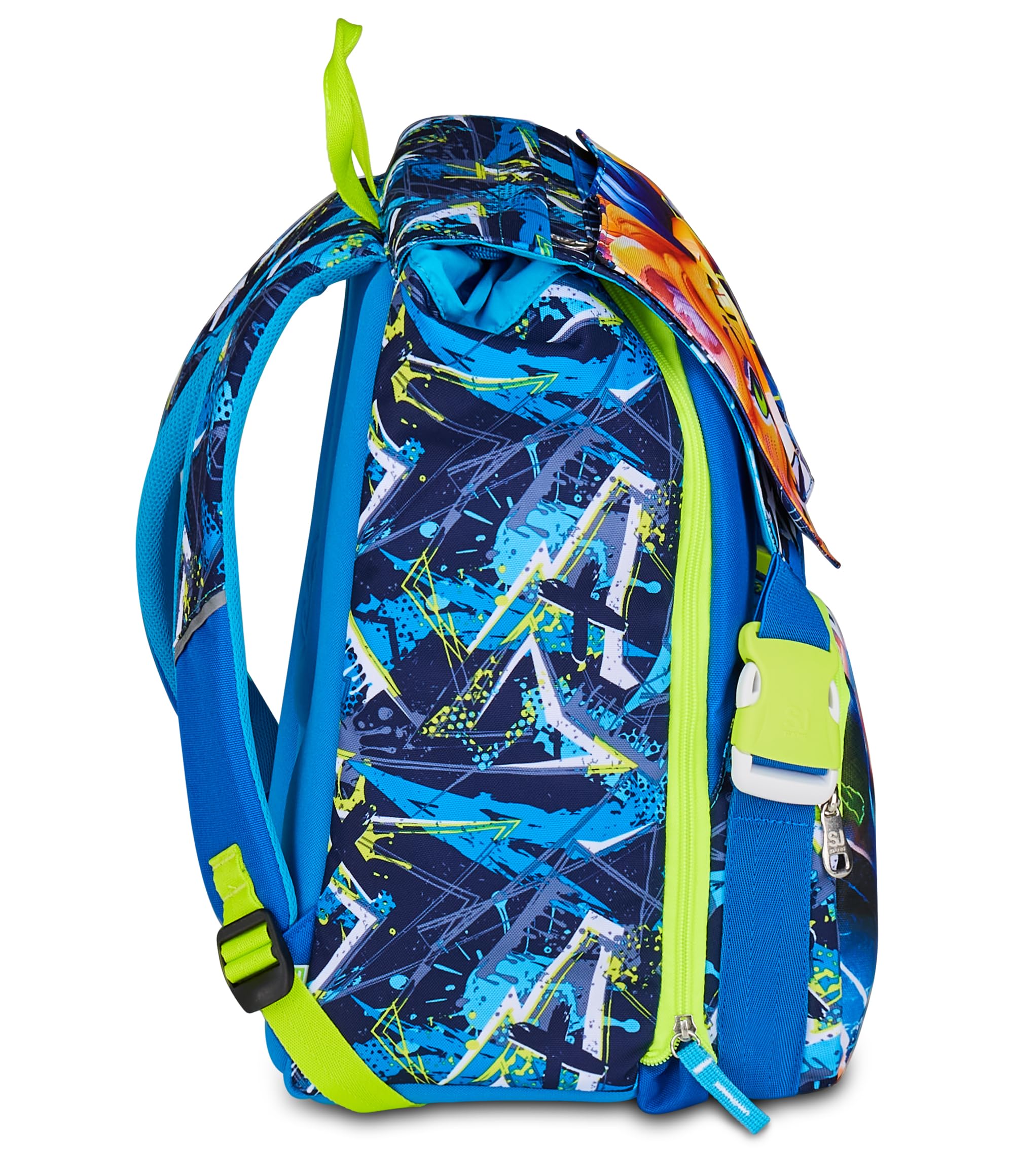 Zaino SJ Gang Doppio Scomparto Estensibile Blu – Maxi Capienza | Scuola Elementare